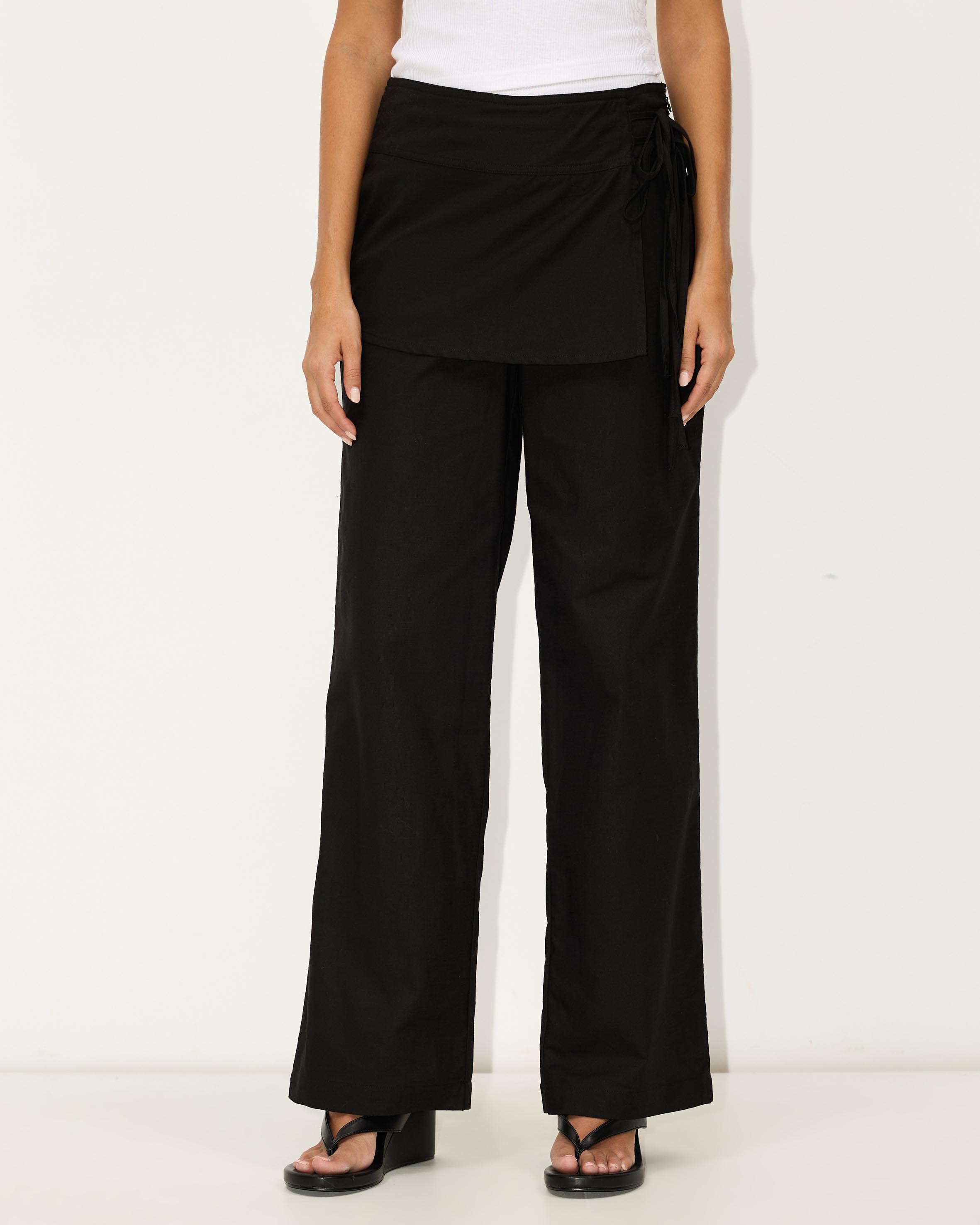 Overcast Linen Blend Pants