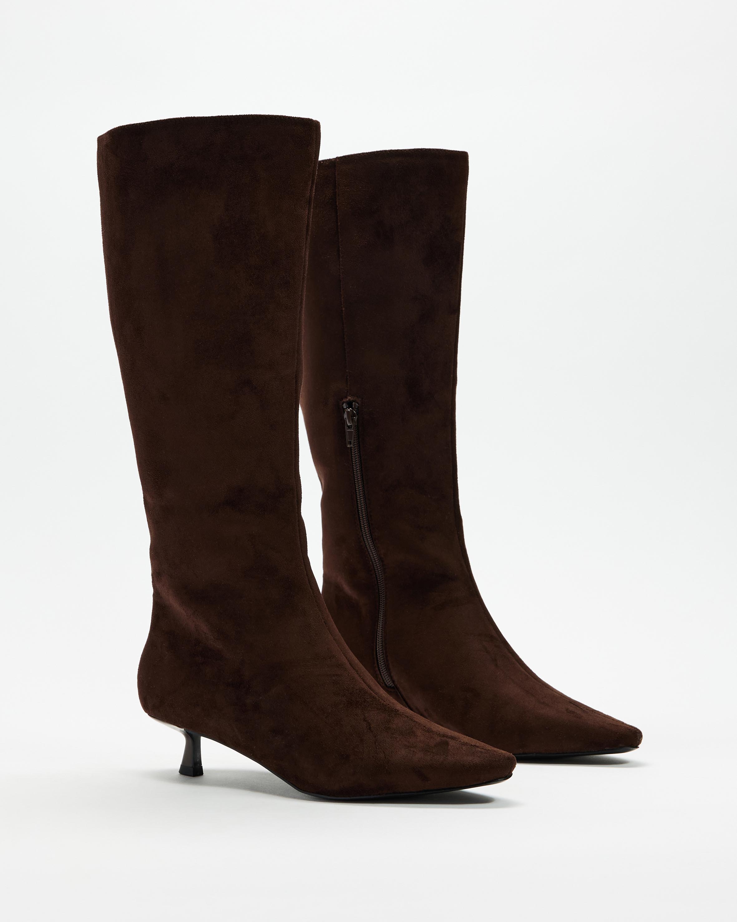 Olivia Kitten Heel Boots