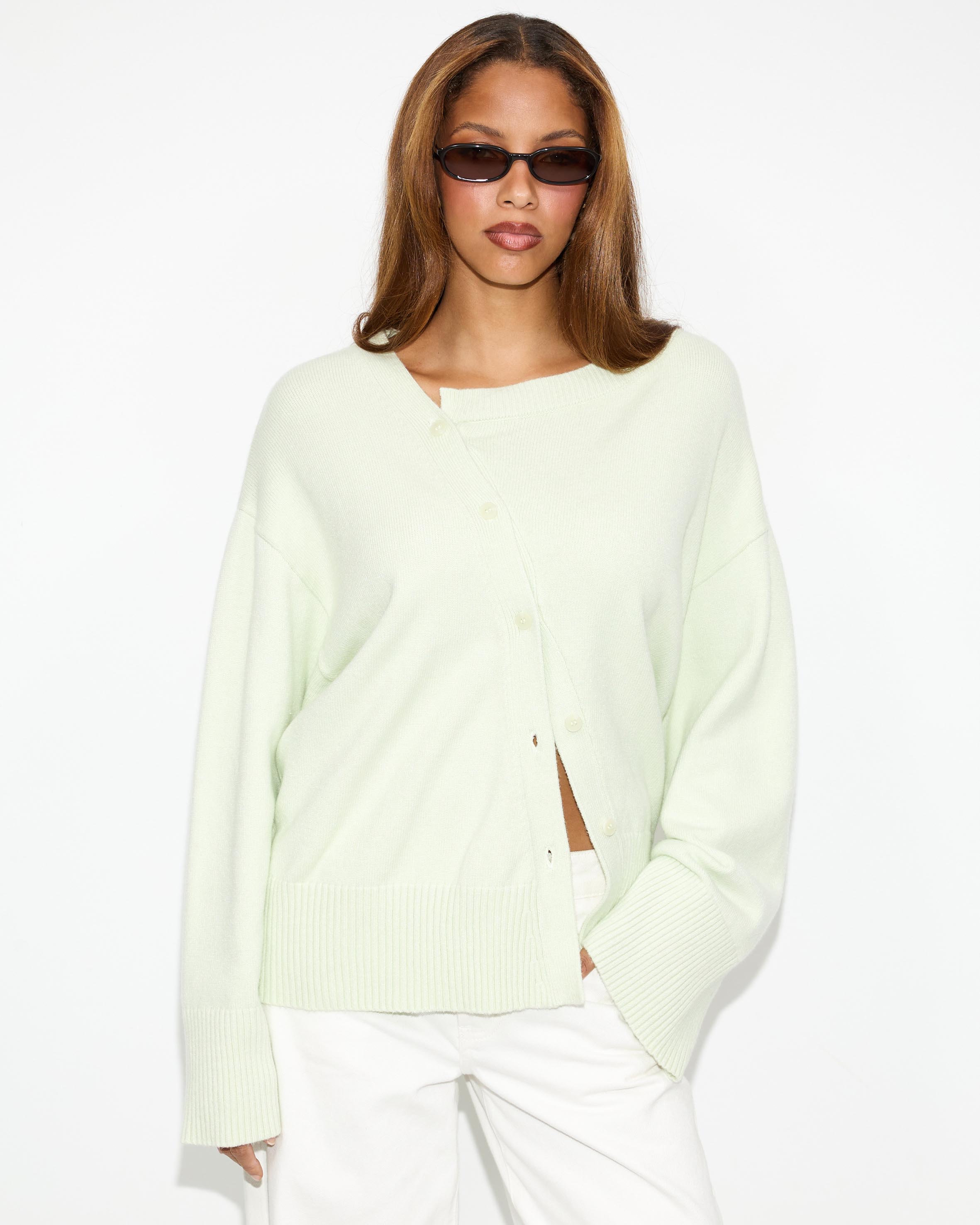 Zara Asymmetric Knit Jumper