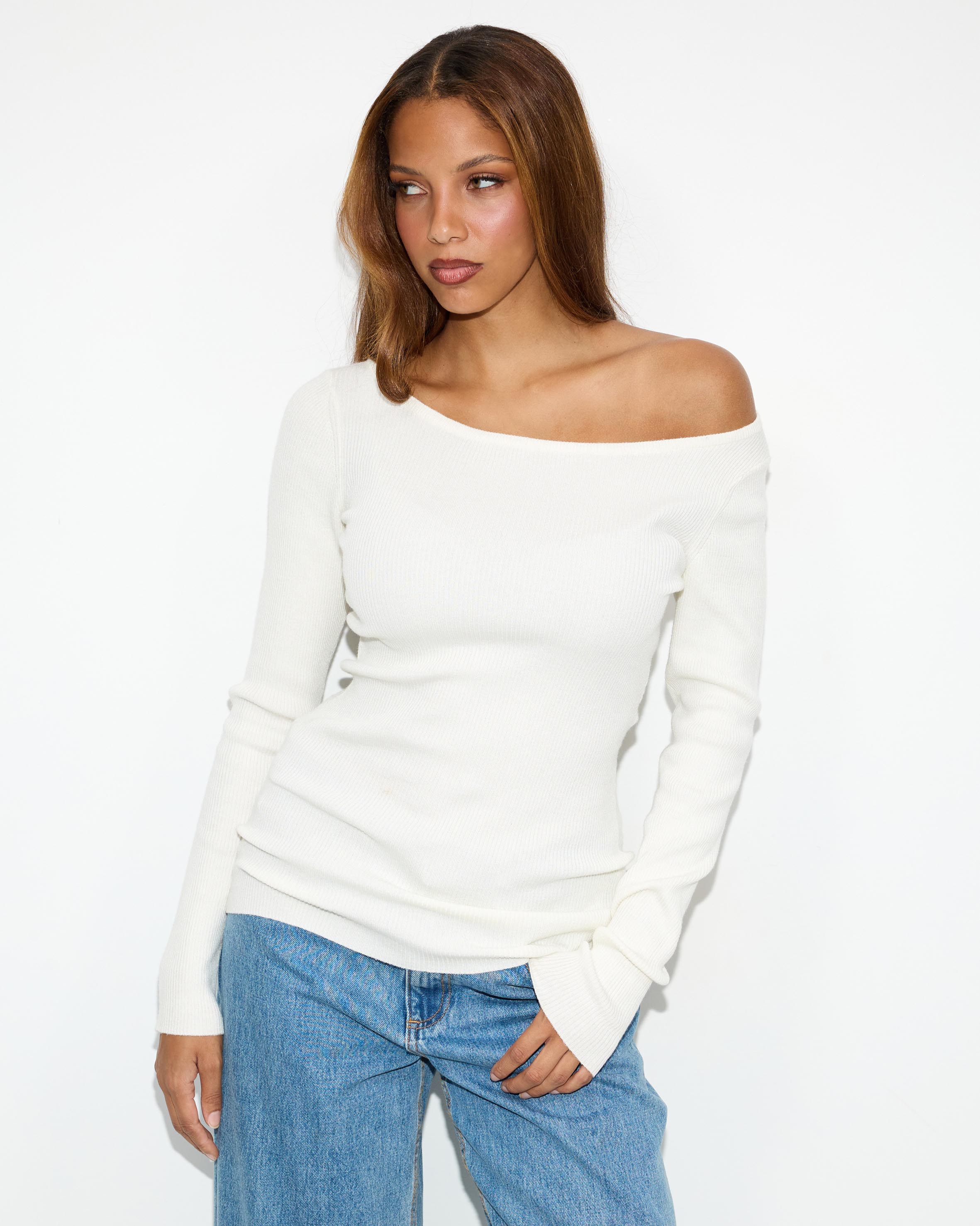 Negroni Asymmetrical Knit Top