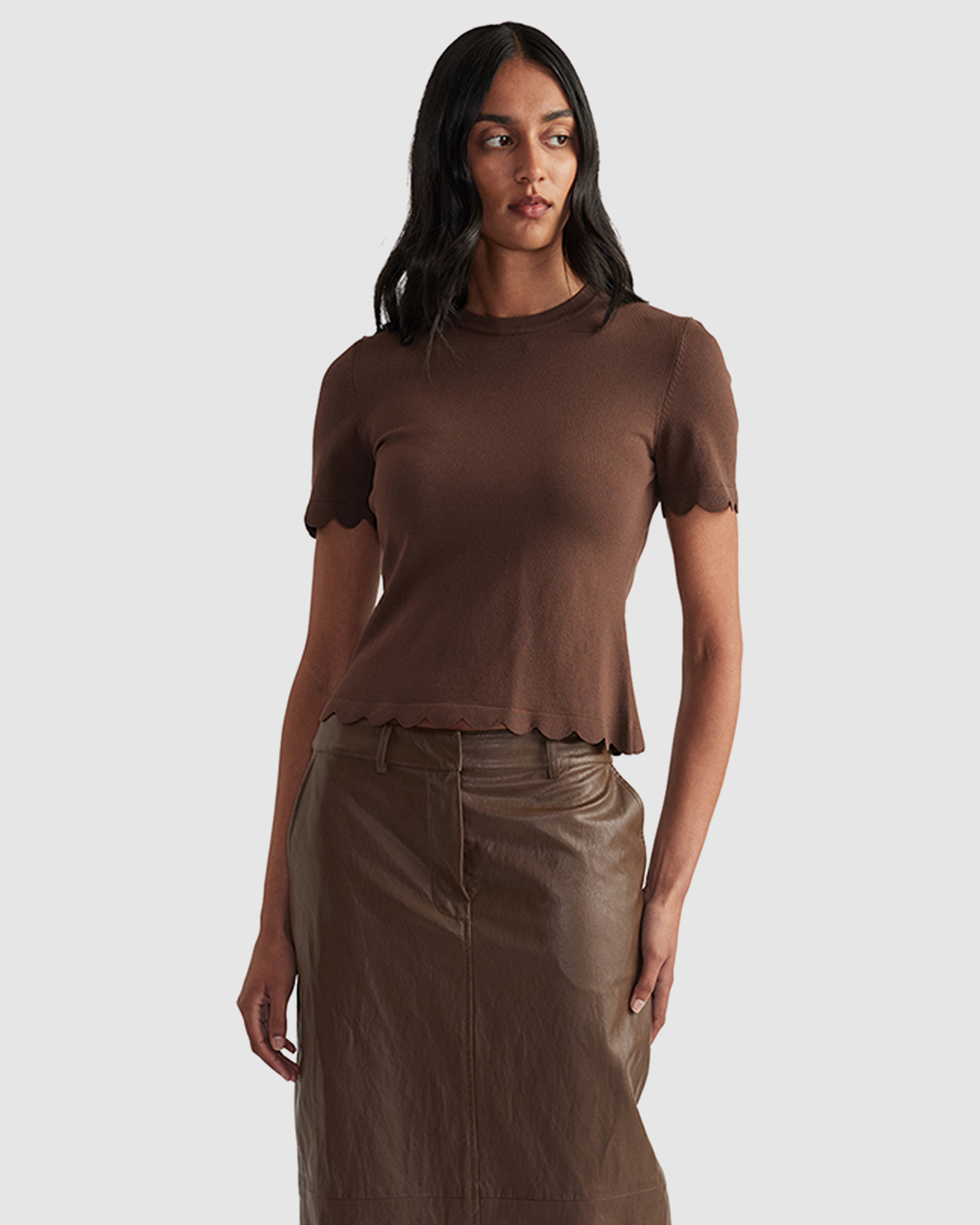 Kai Scallop Edge Tee