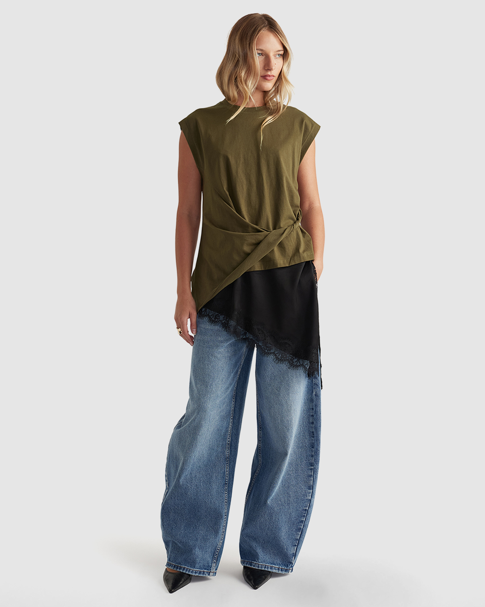Rachel Twist Detail Top