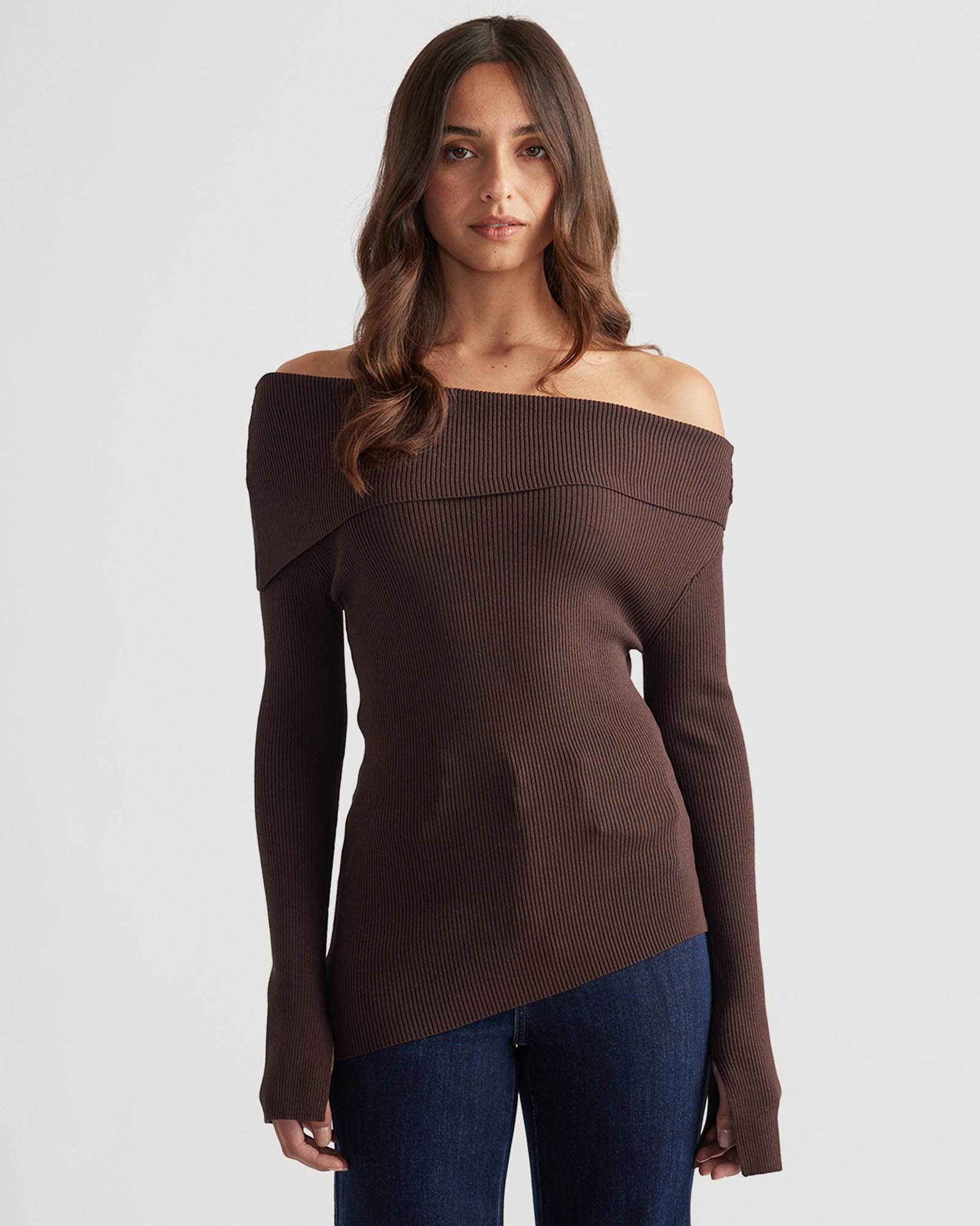 Mariah Off Shoulder Knit Top
