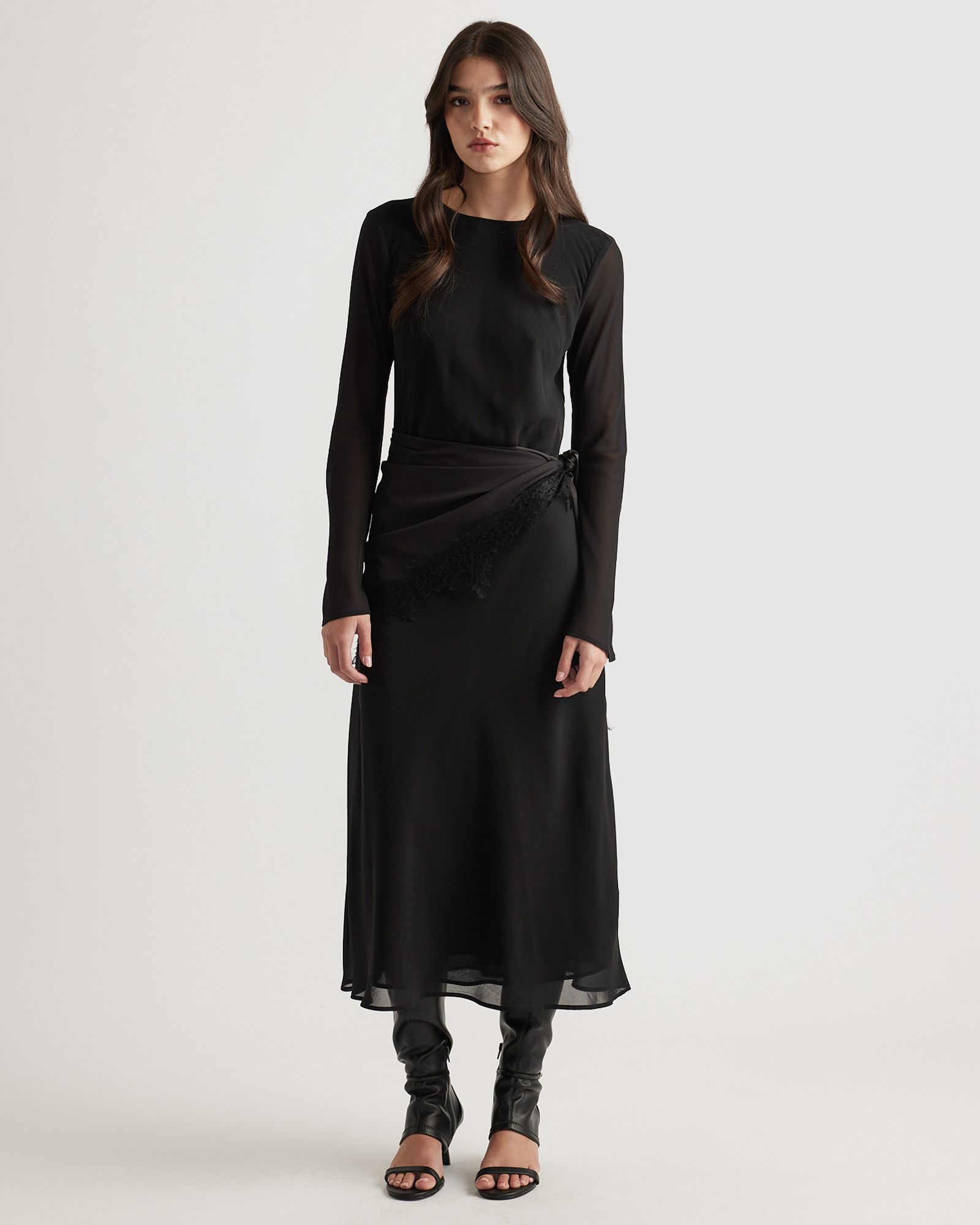 Chelsea Georgette Maxi Dress