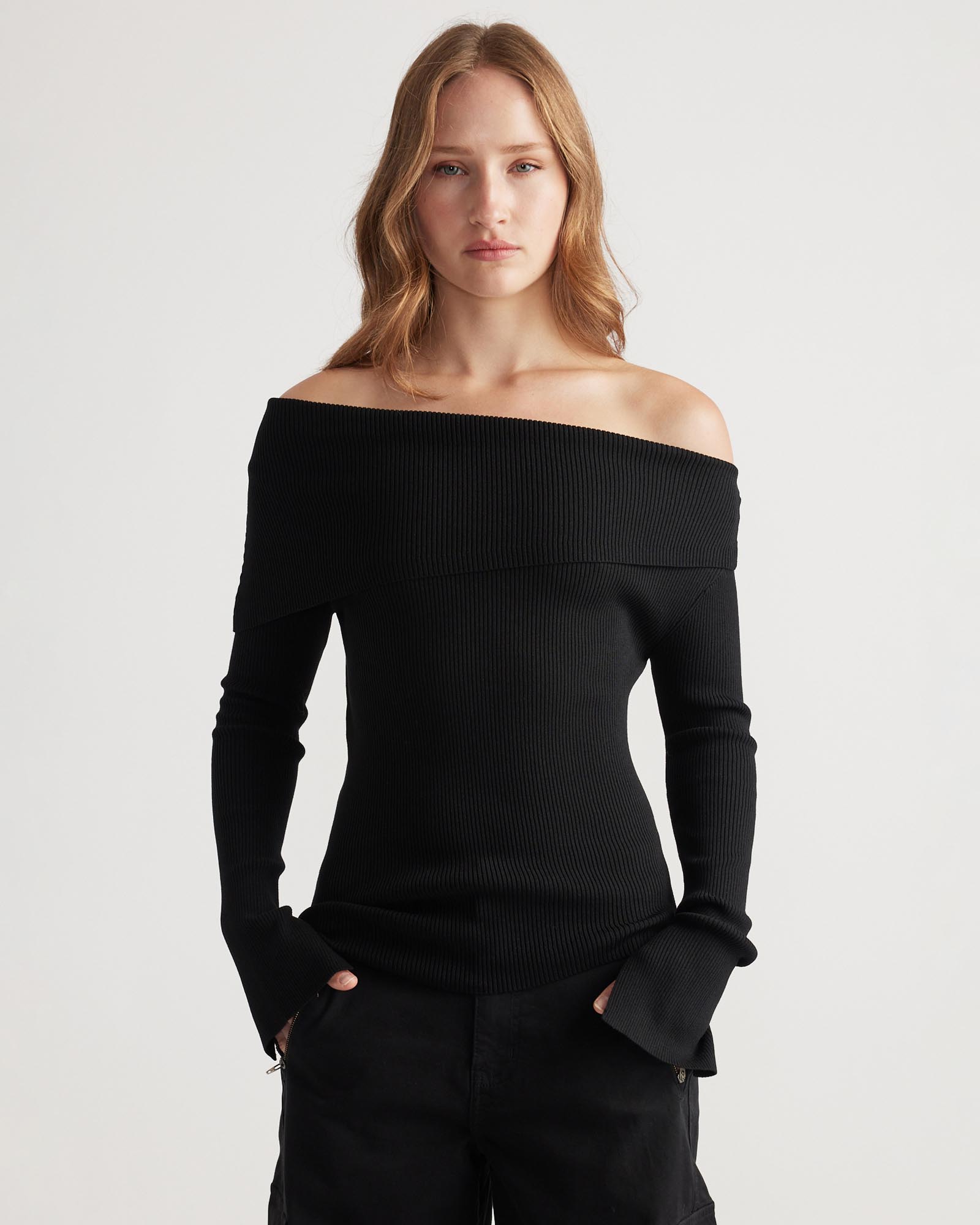 Mariah Off Shoulder Knit Top