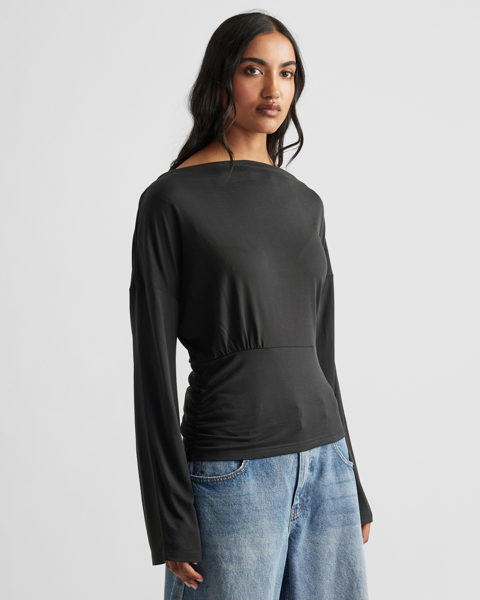 Tahlia Cinched Long Sleeve Top