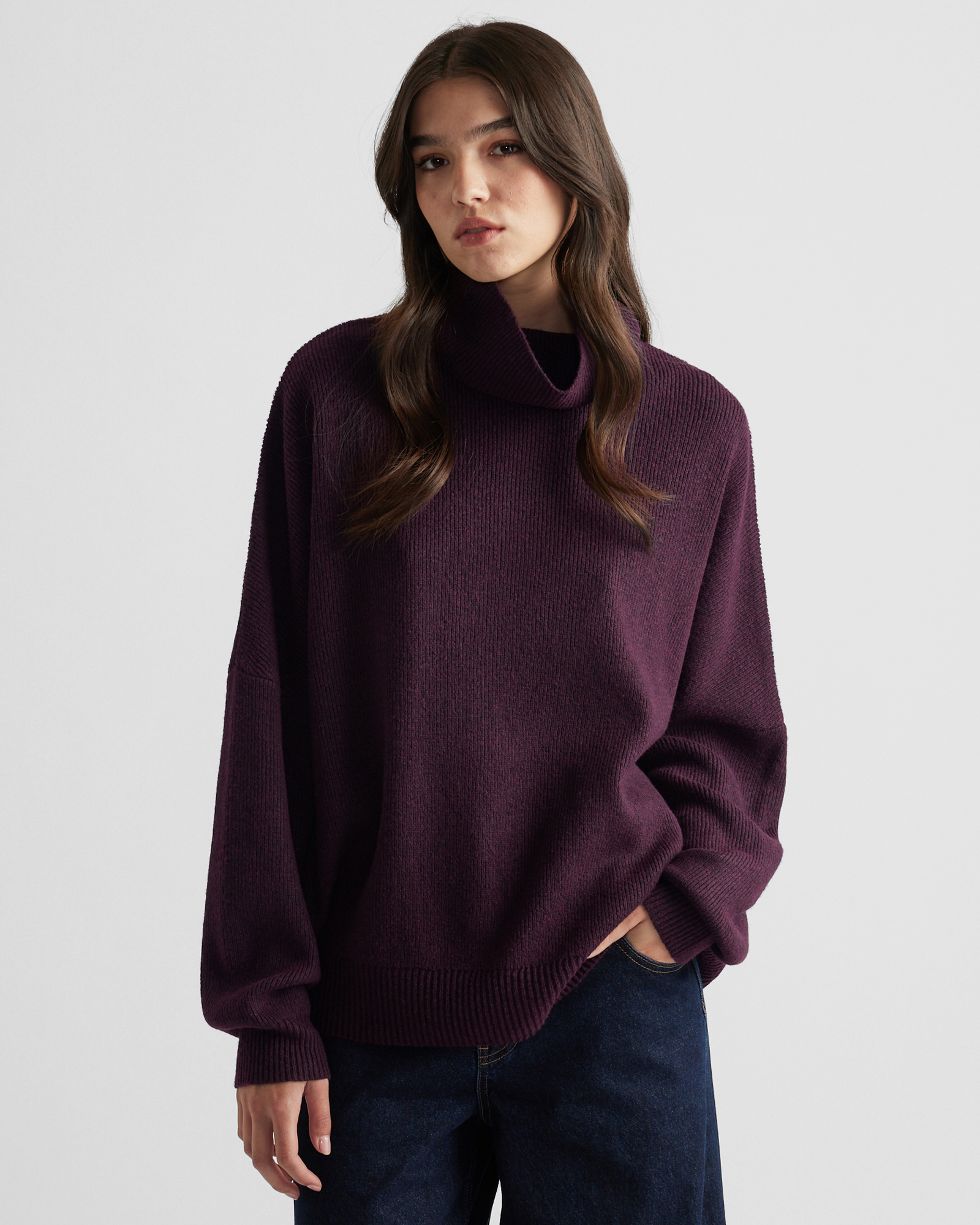 Edie Roll Neck Knit Jumper