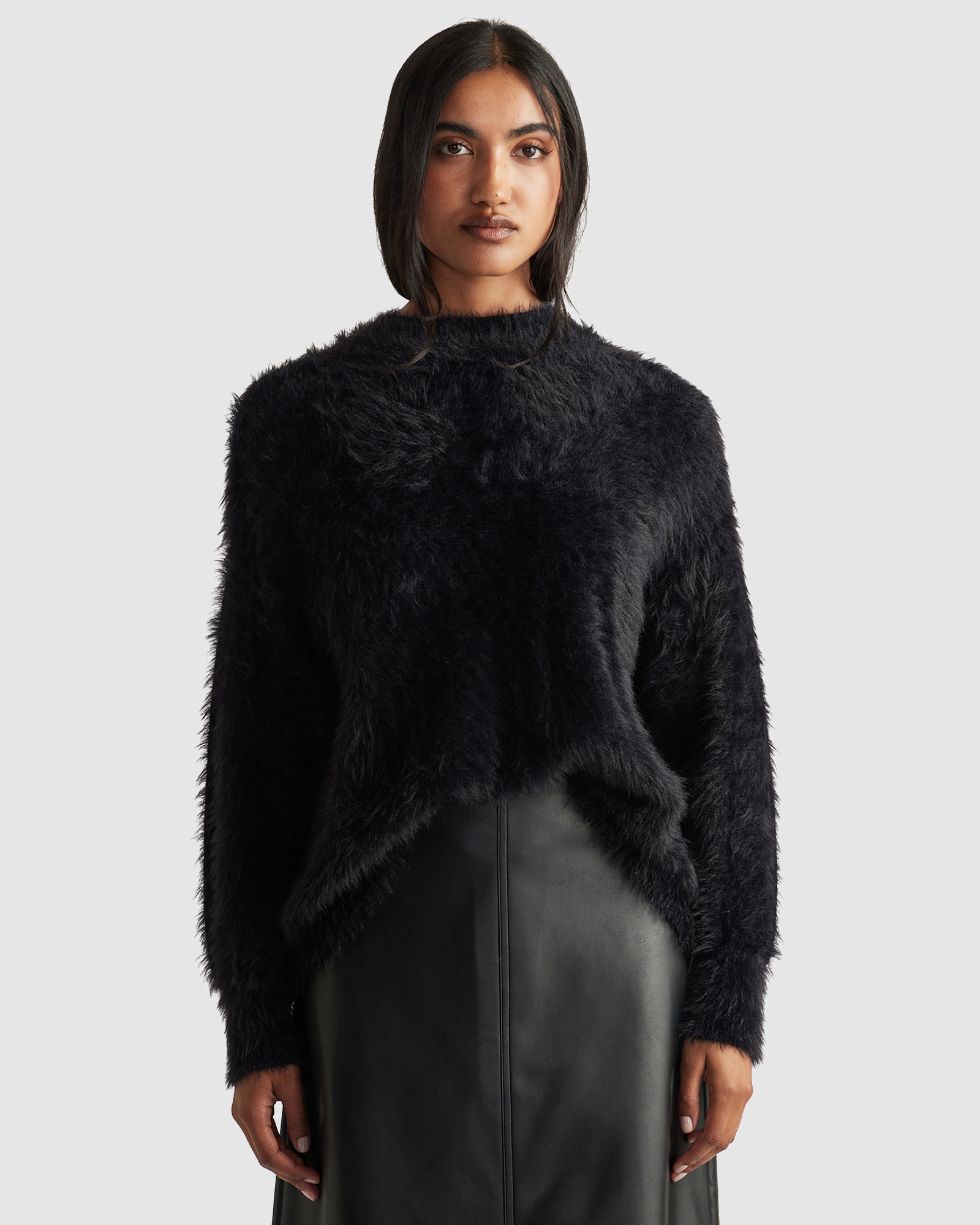 Alison Fluffy Knit Jumper