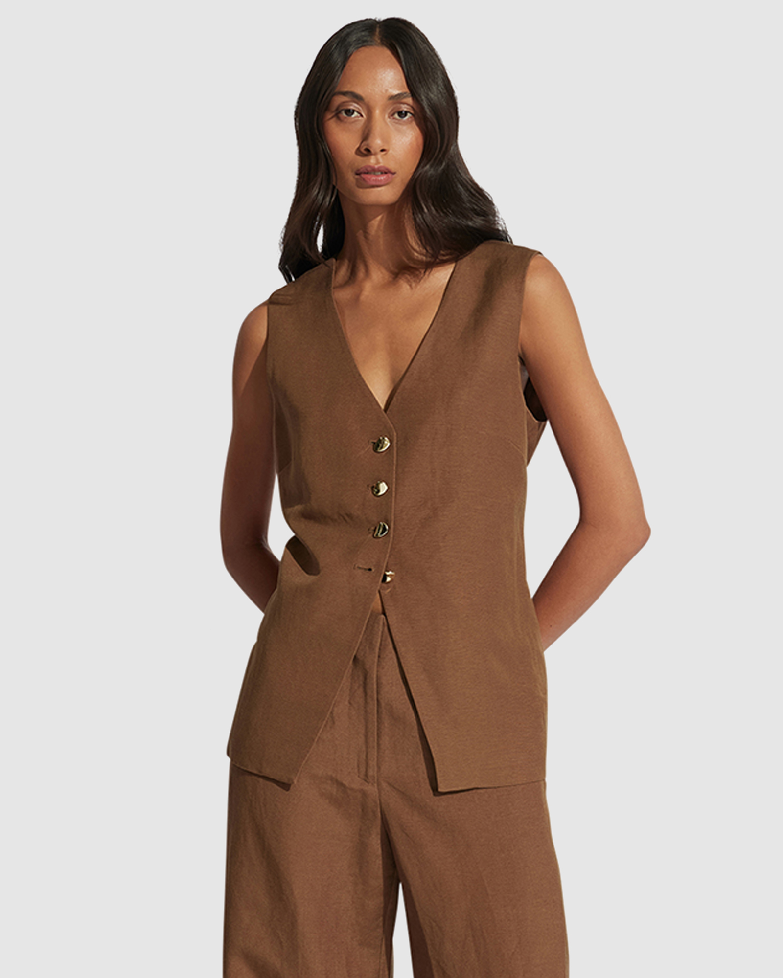 Alyssa Longline Vest