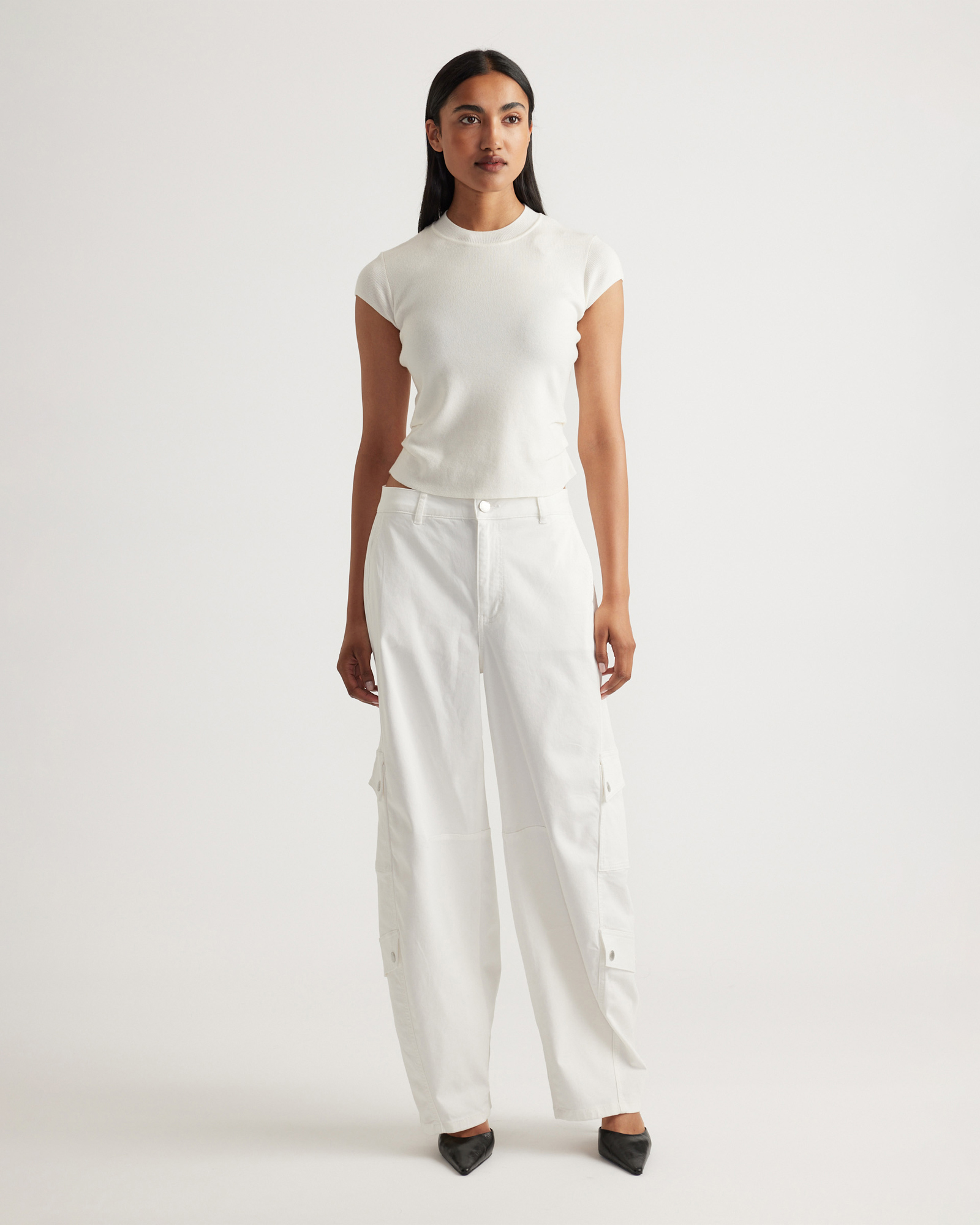 Lily Pleat Detail Knit Tee