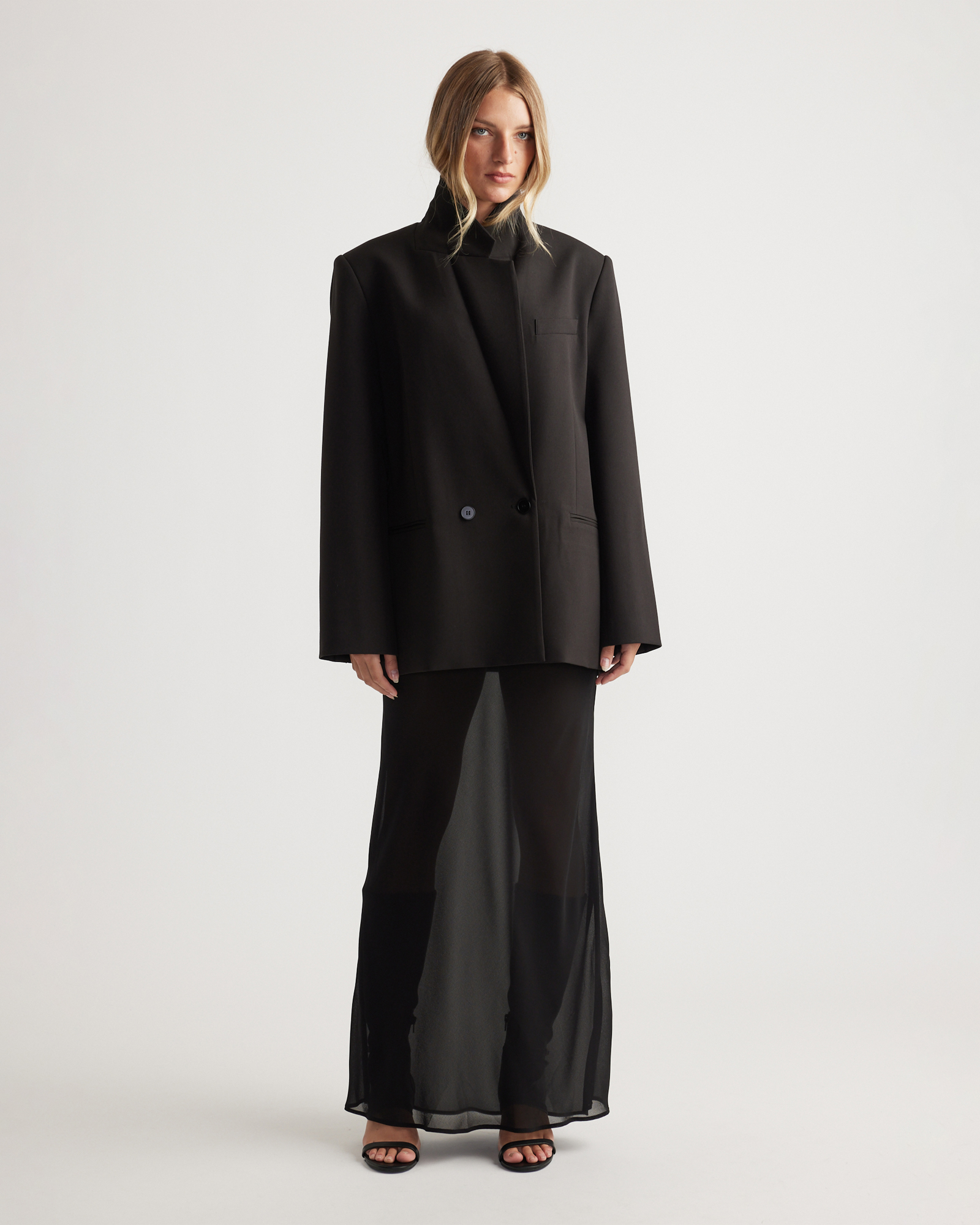 Faye Sheer Maxi Skirt