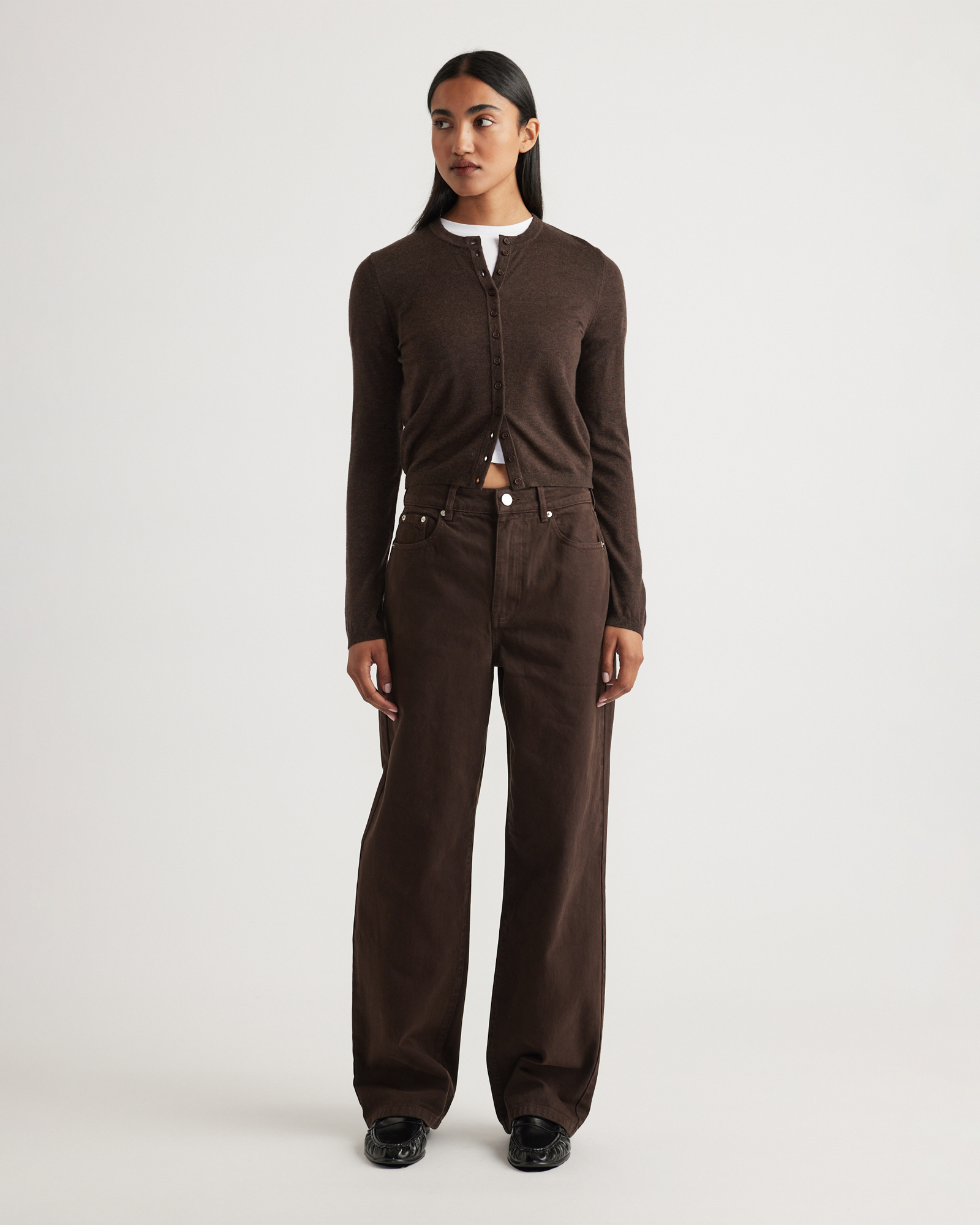 Bella Button Through Cardigan