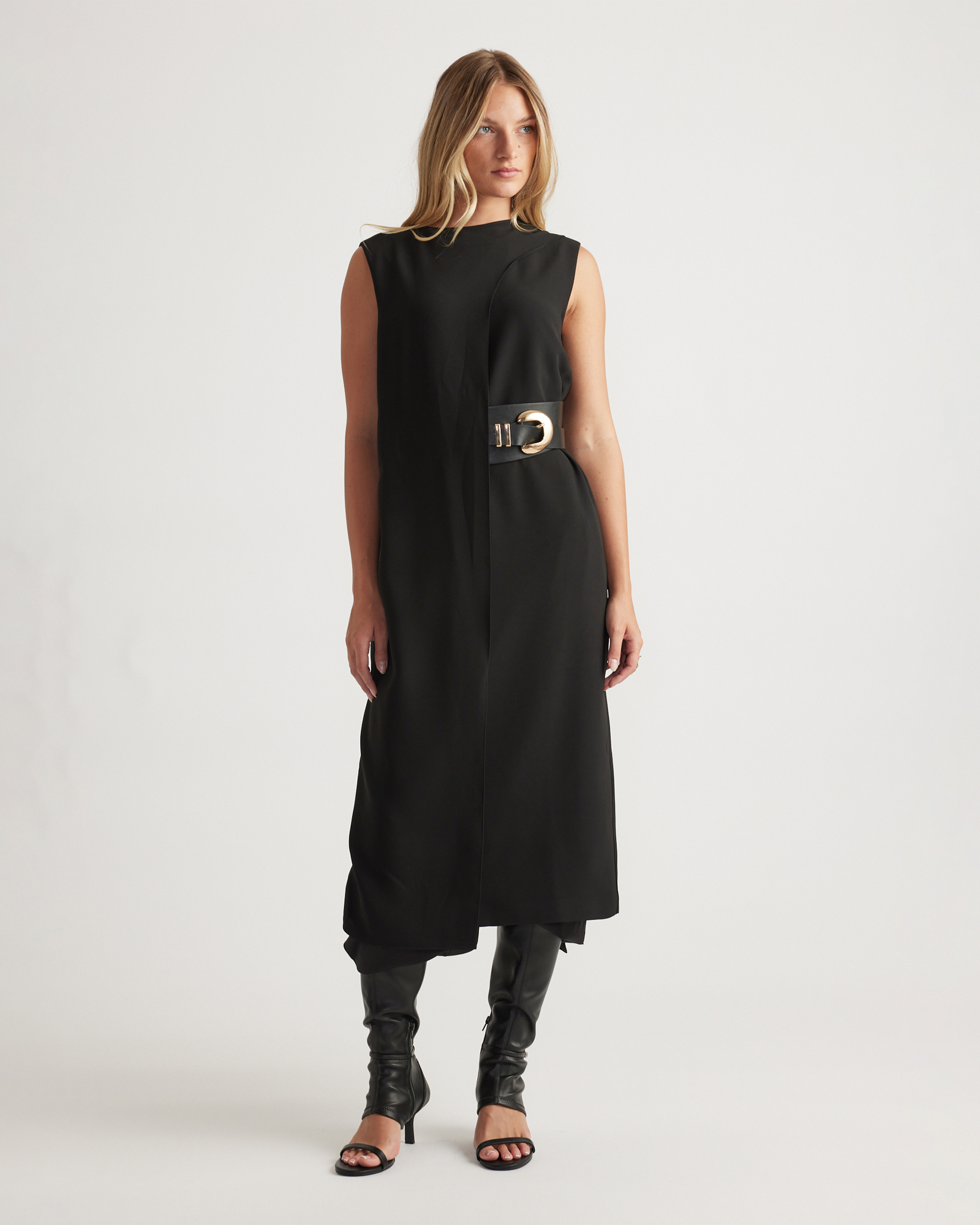 Isla Overlay Midi Dress