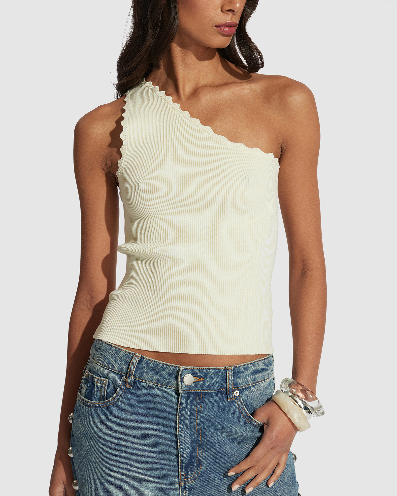 Kai One Shoulder Tank