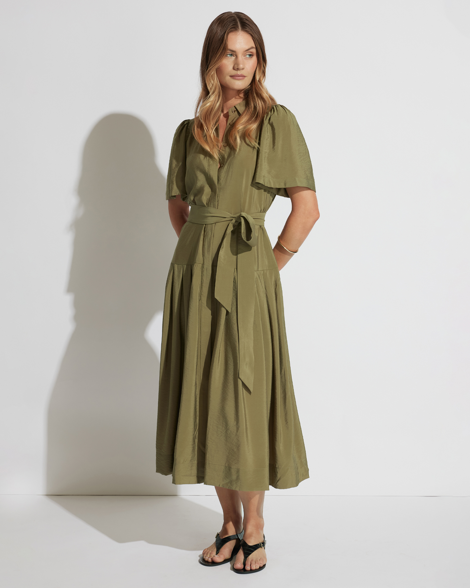Sierra Midi Shirt Dress