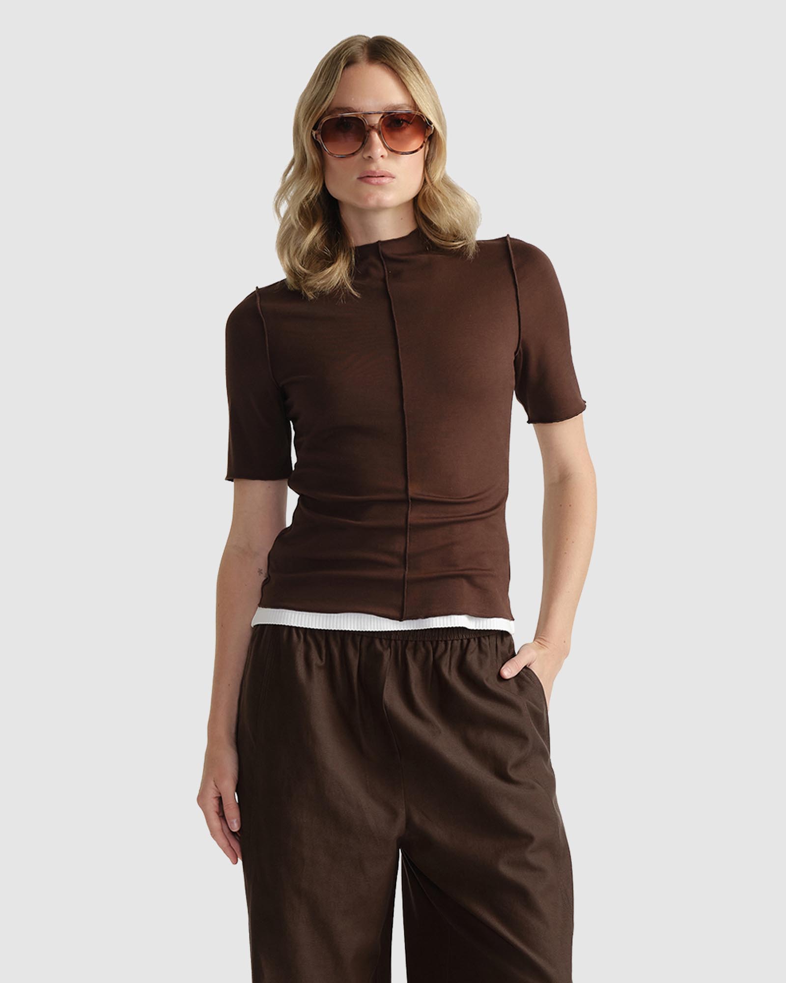 D-Luxe Short Sleeve Top