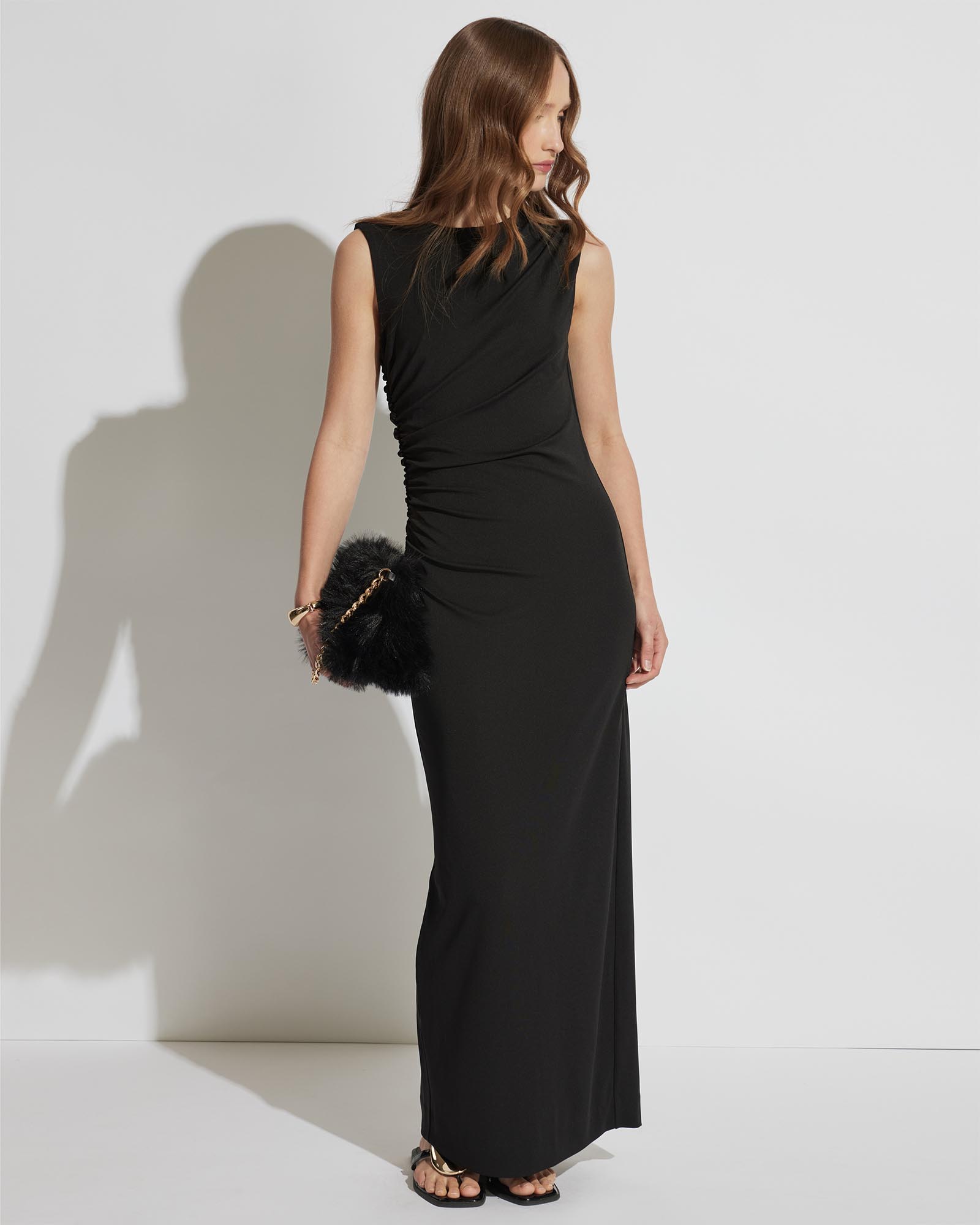 Ashley Ruched Maxi Dress