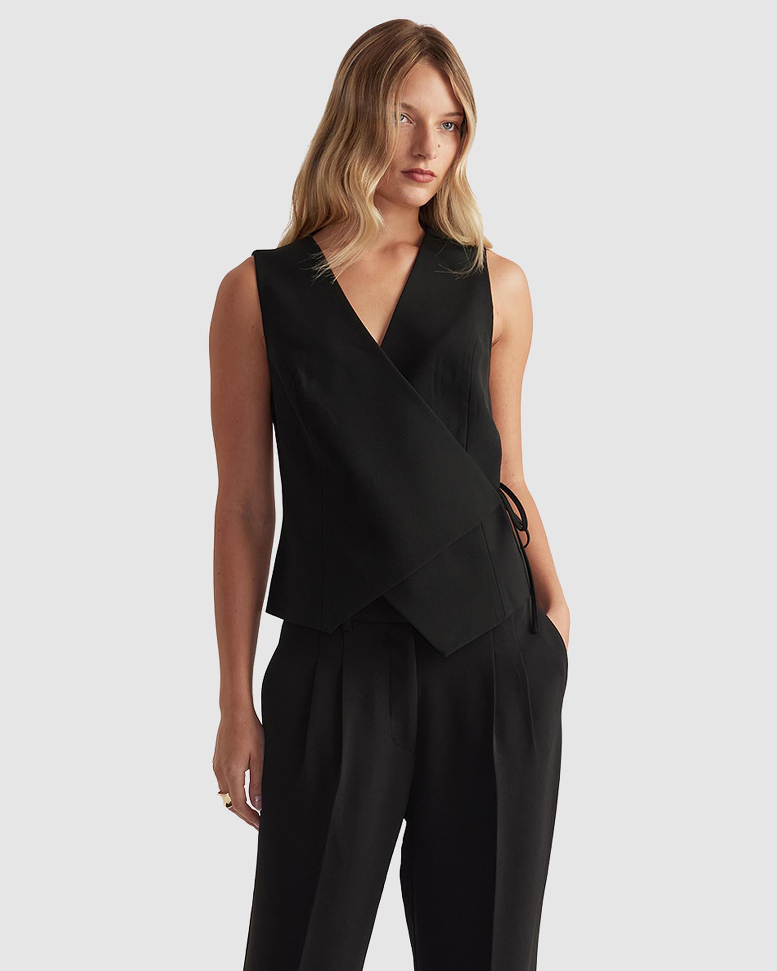 Clara Side Tie Vest