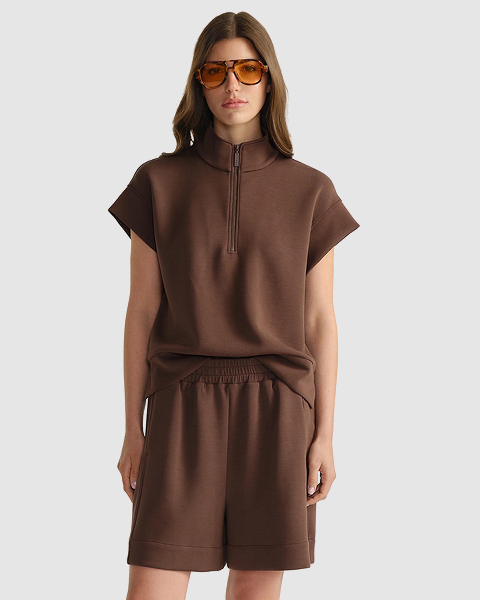 D-Luxe Neoprene Half Zip Top