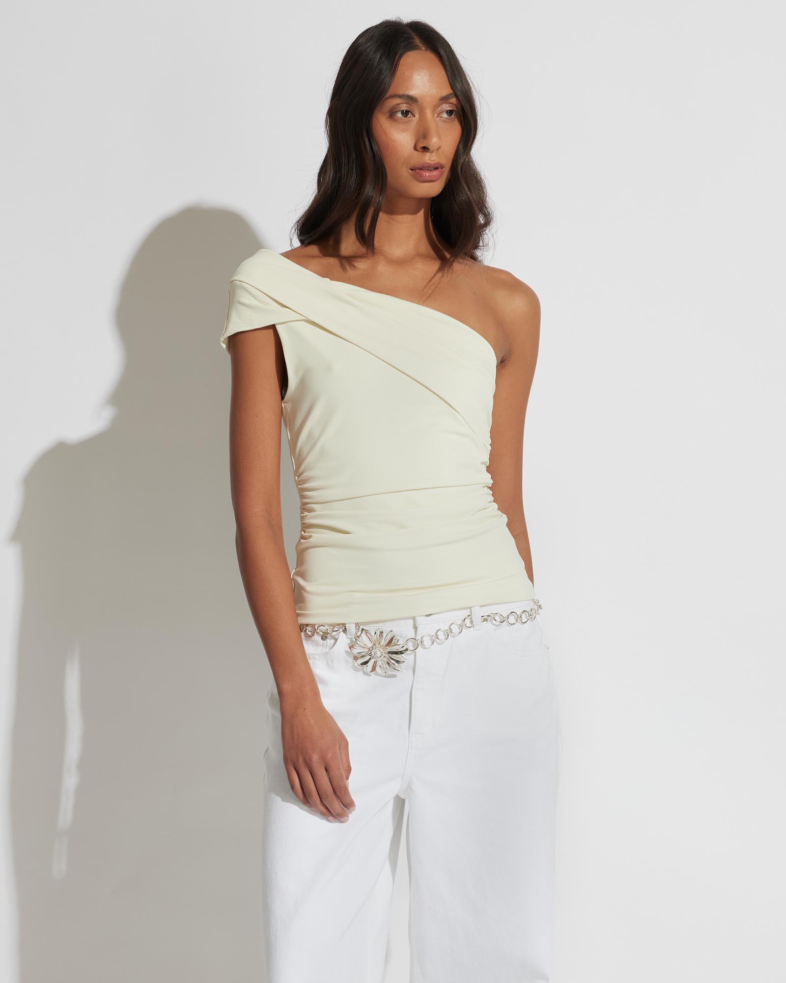 Ivy One Shoulder Twist Top