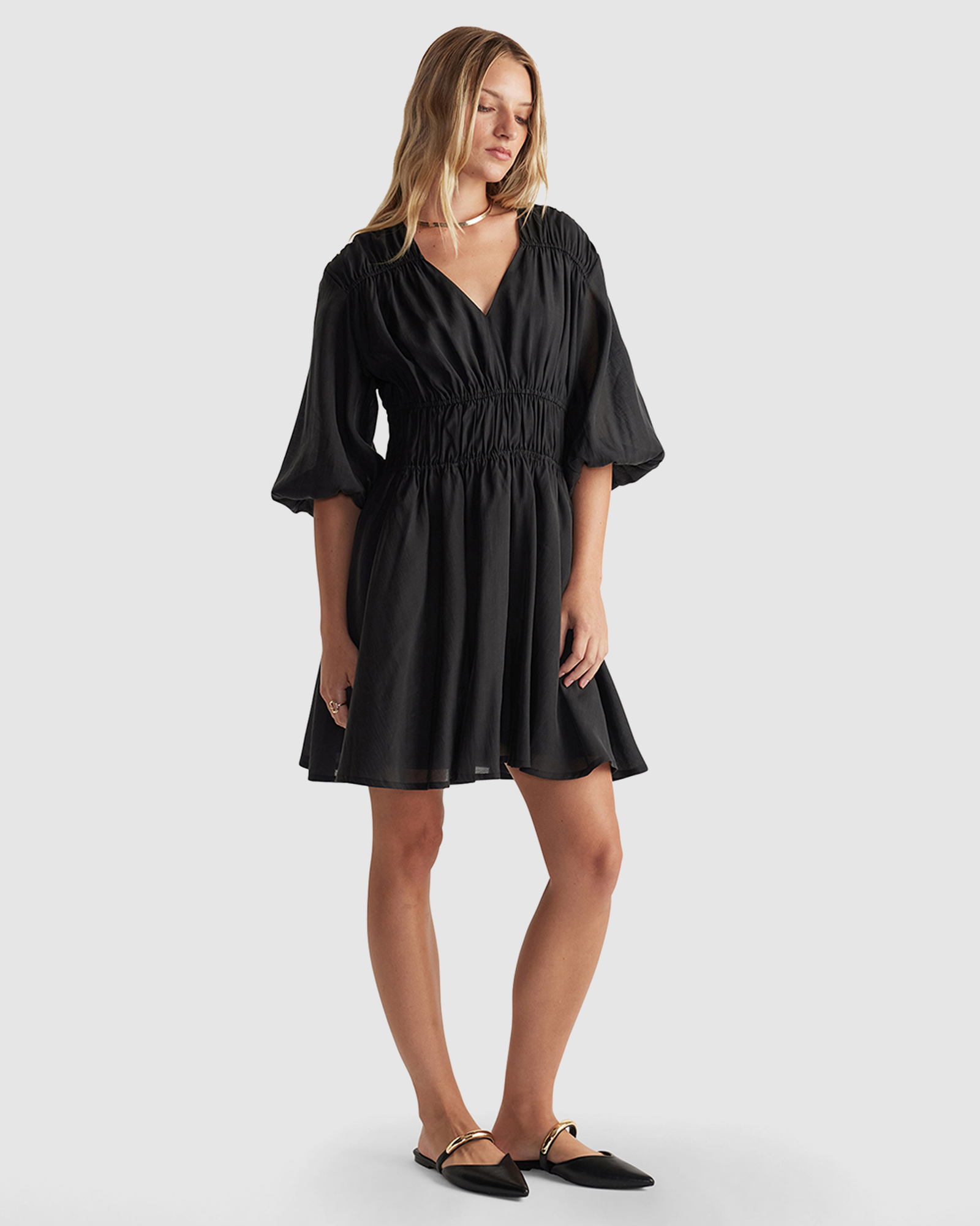 Mila Tiered Mini Dress