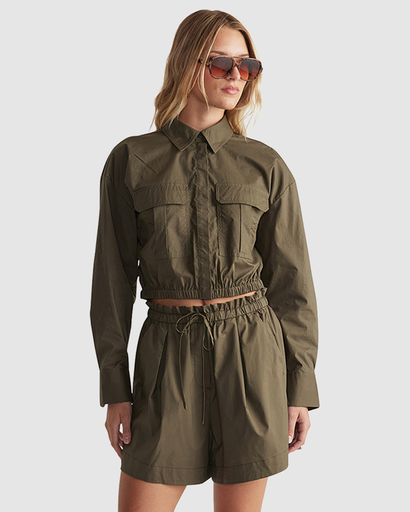 Rey Crop Shirt