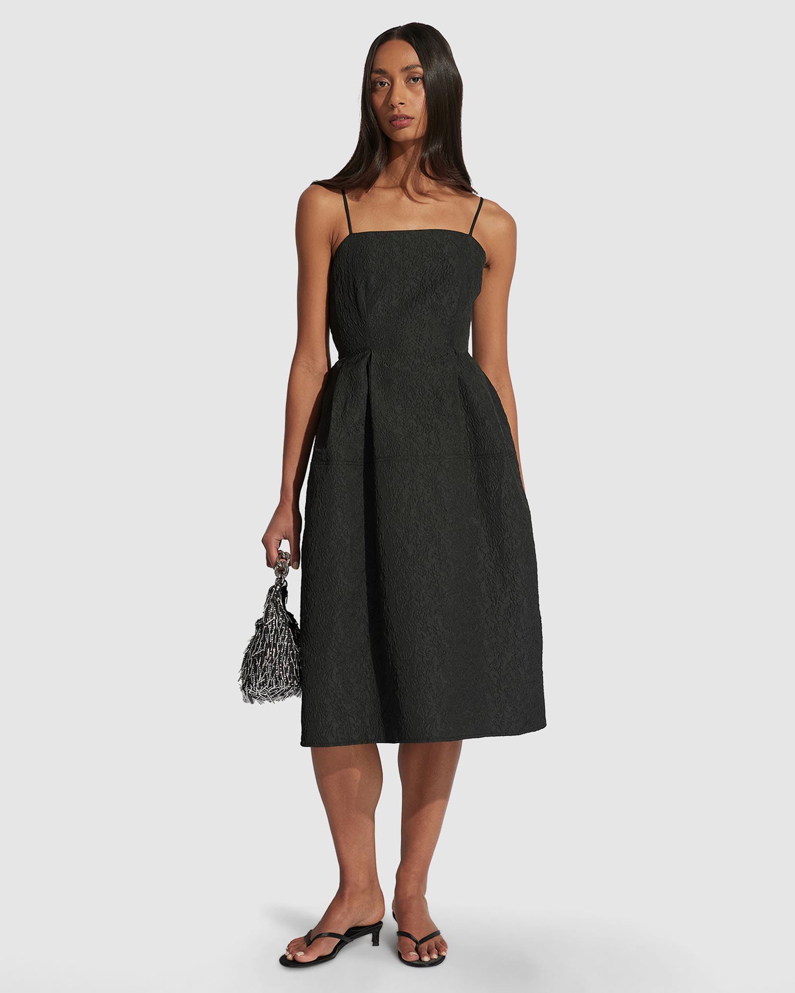 Jacki Jacquard Midi Dress