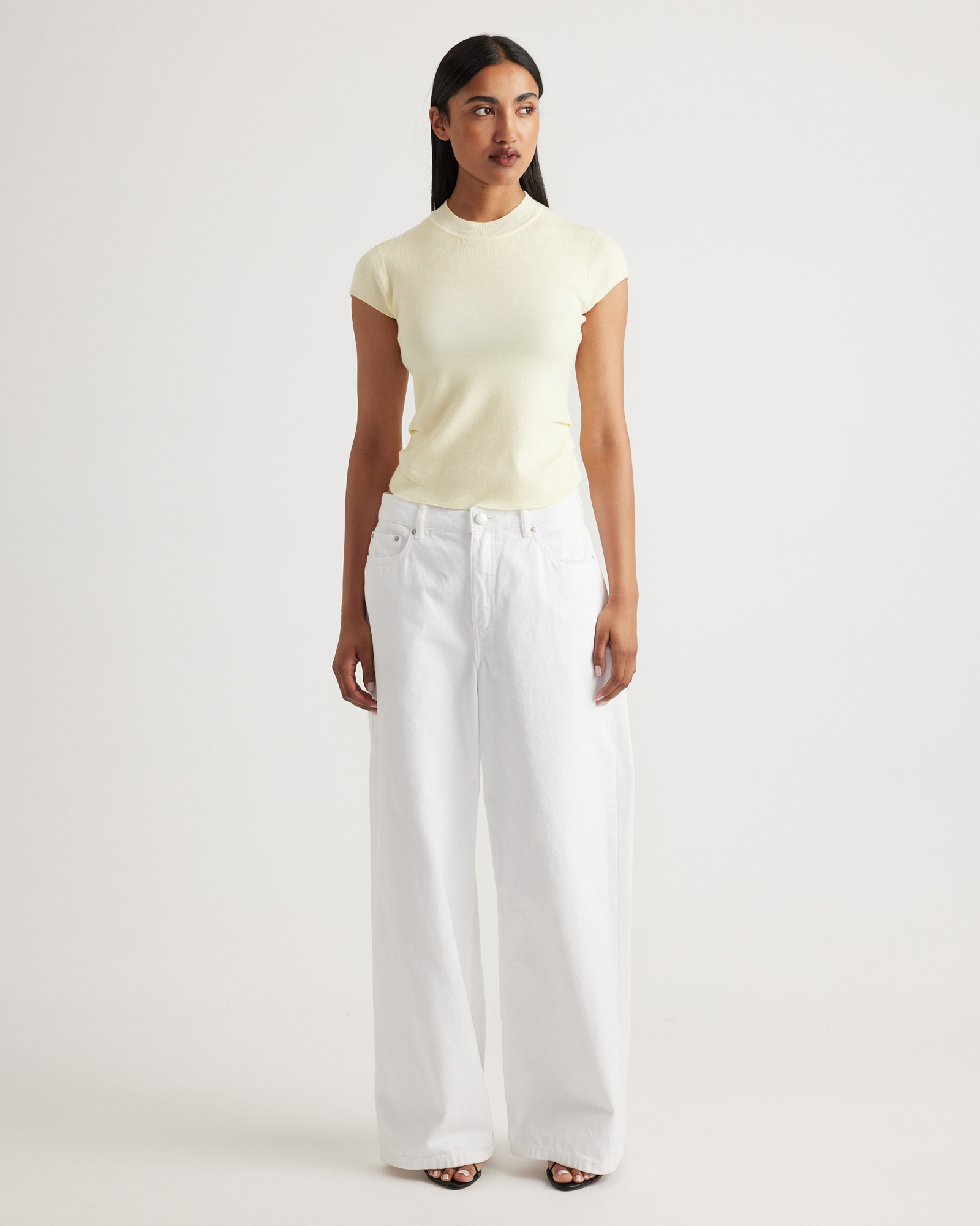 Lily Pleat Detail Knit Tee