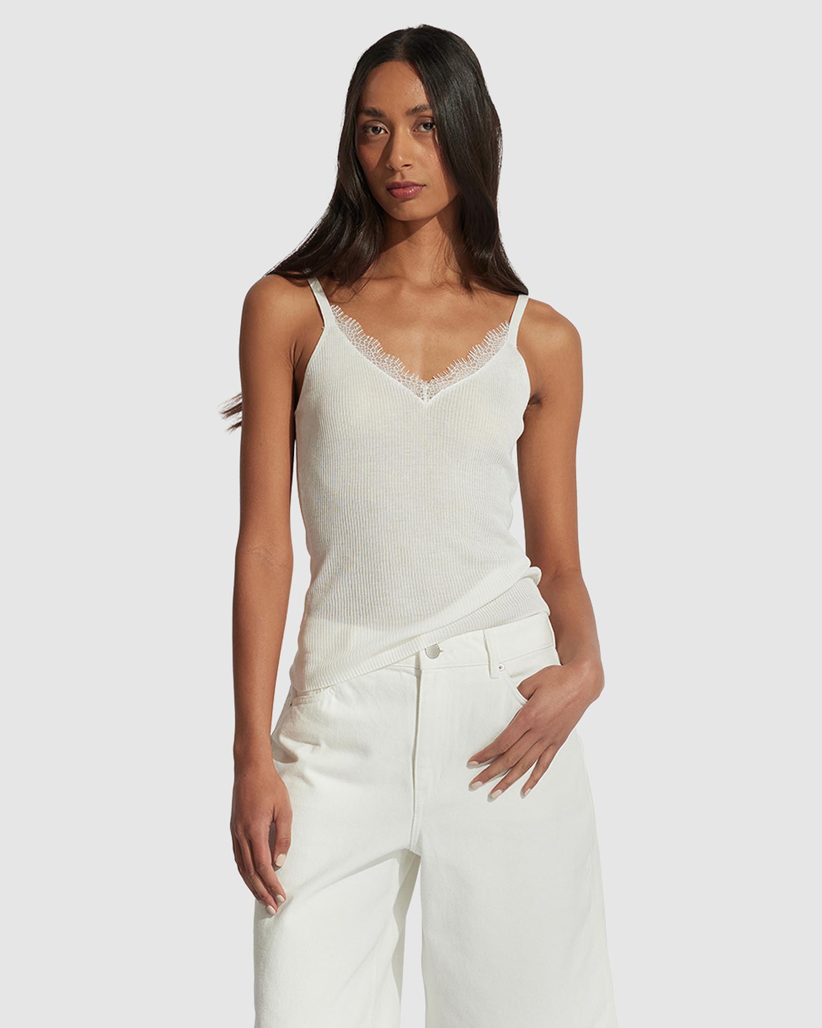 Gracie Lace Knit Tank
