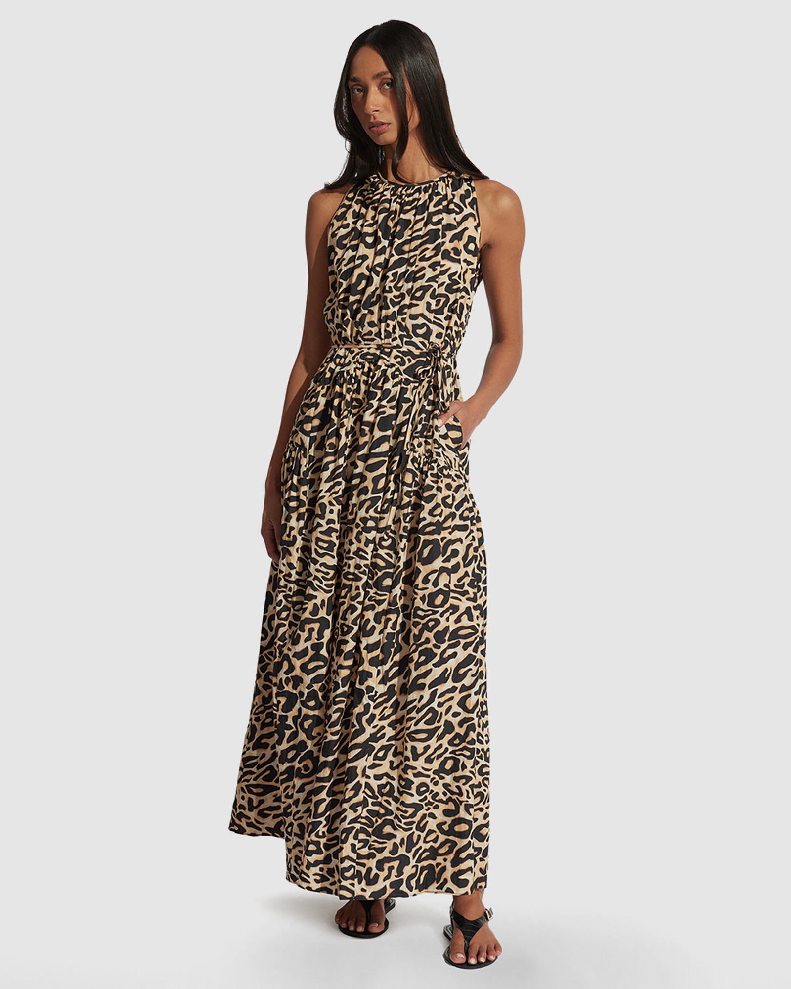 Lori Gathered Maxi Dress
