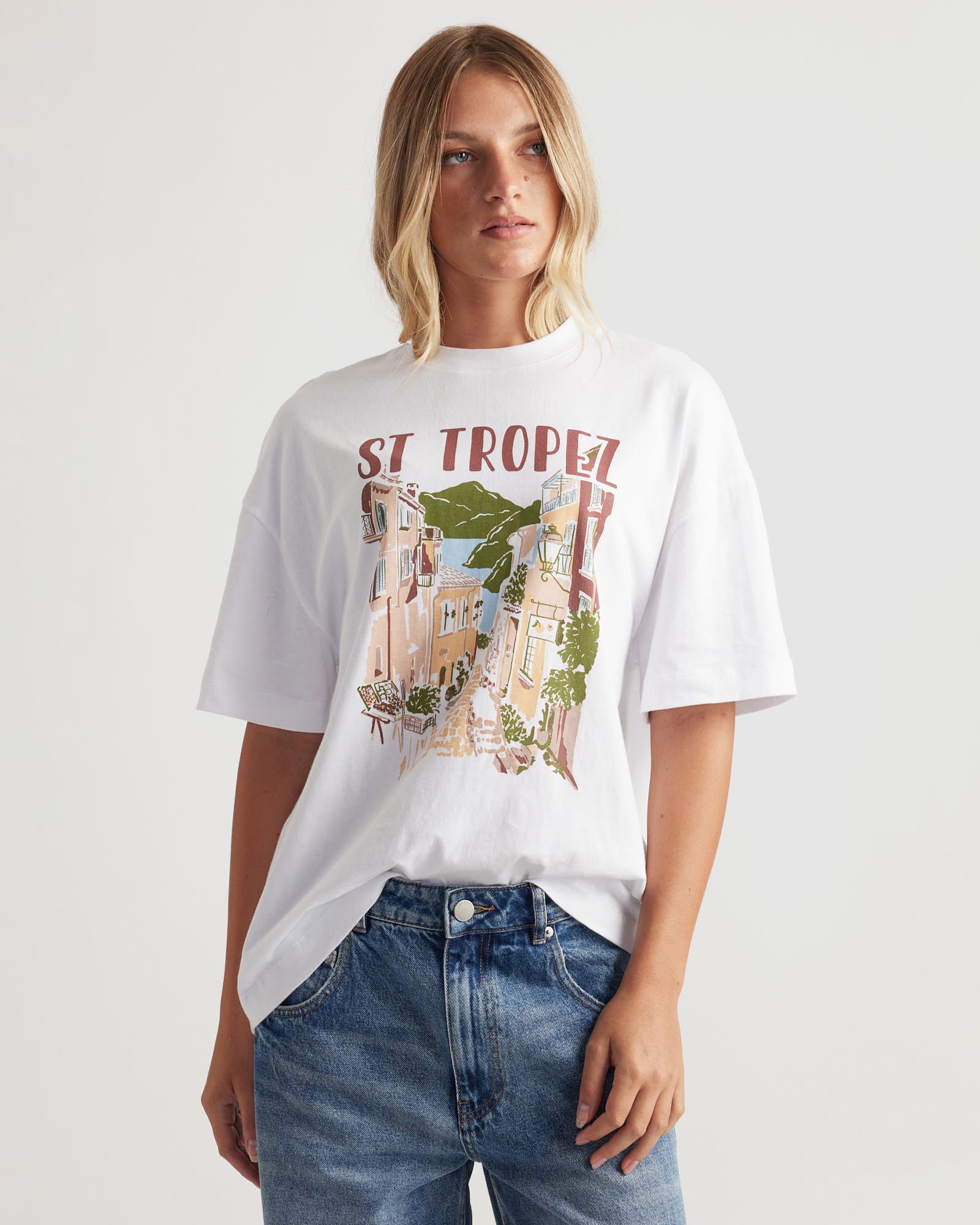 St Tropez Print Tee