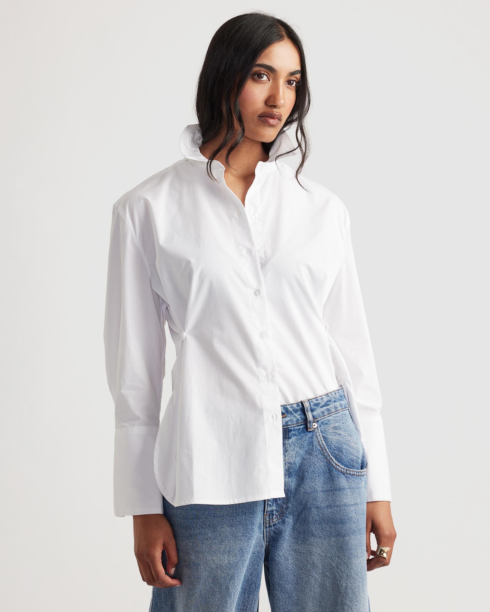 Kristy Side Button Shirt