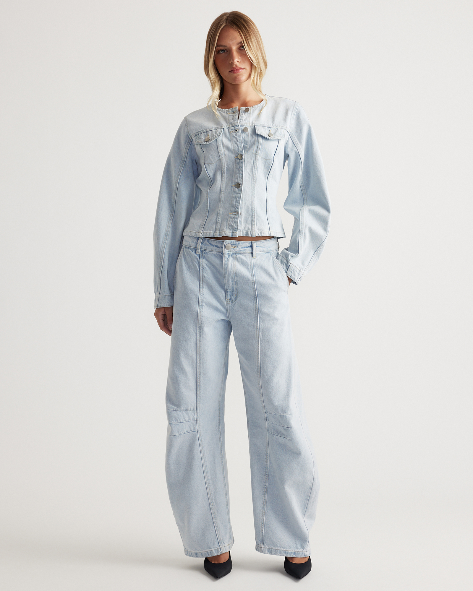 Amaya Barrel Denim Jacket