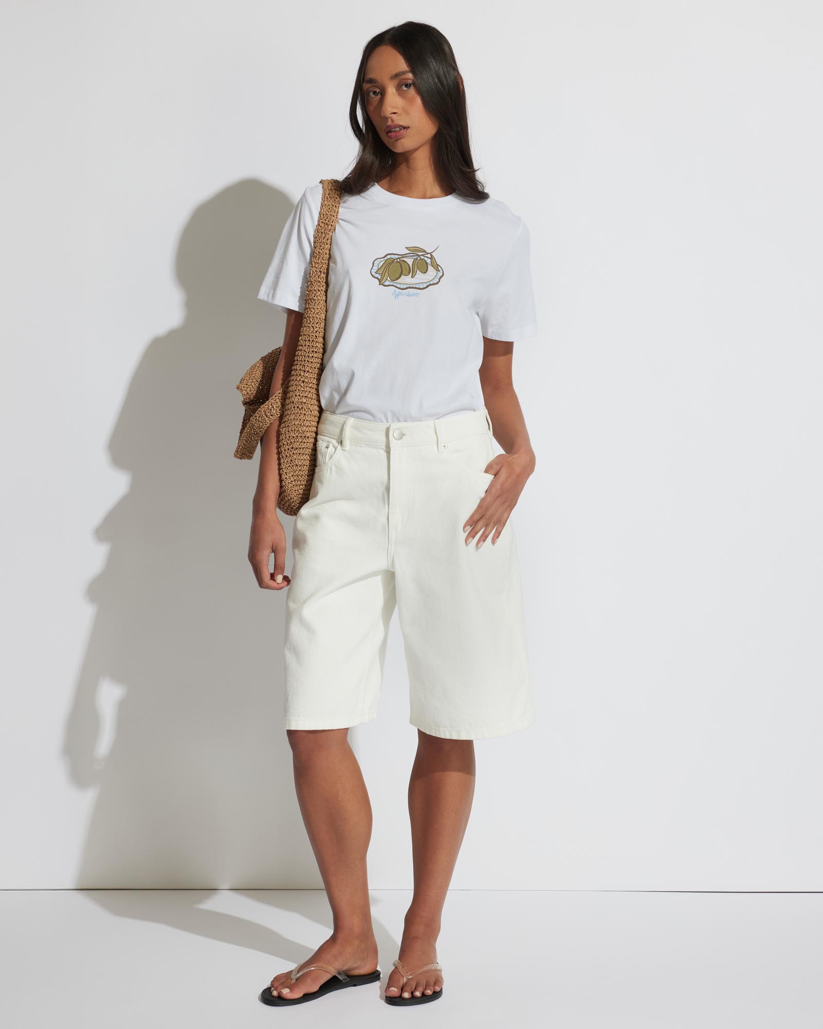 Olive Print Tee