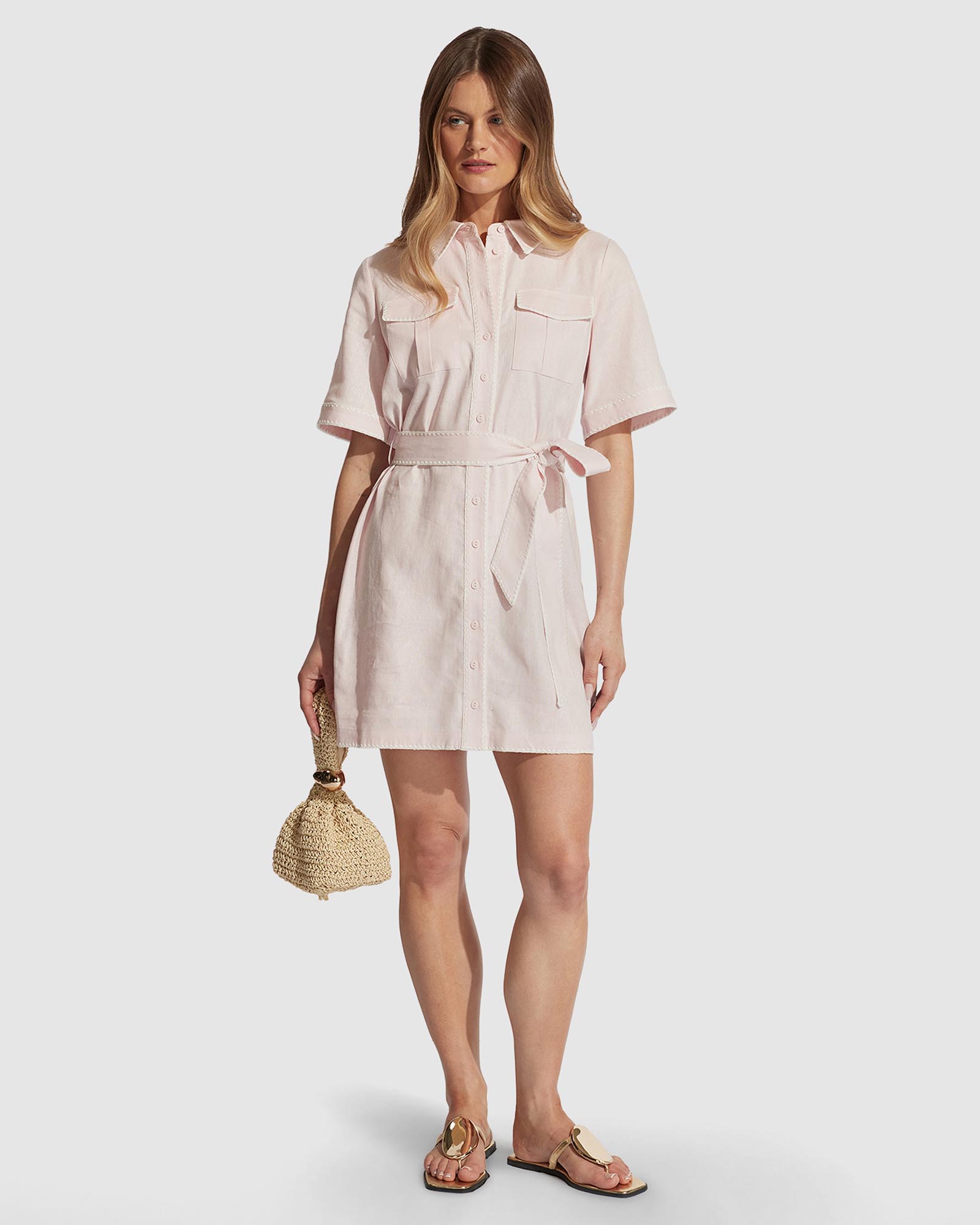 Lilly Mini Shirt Dress