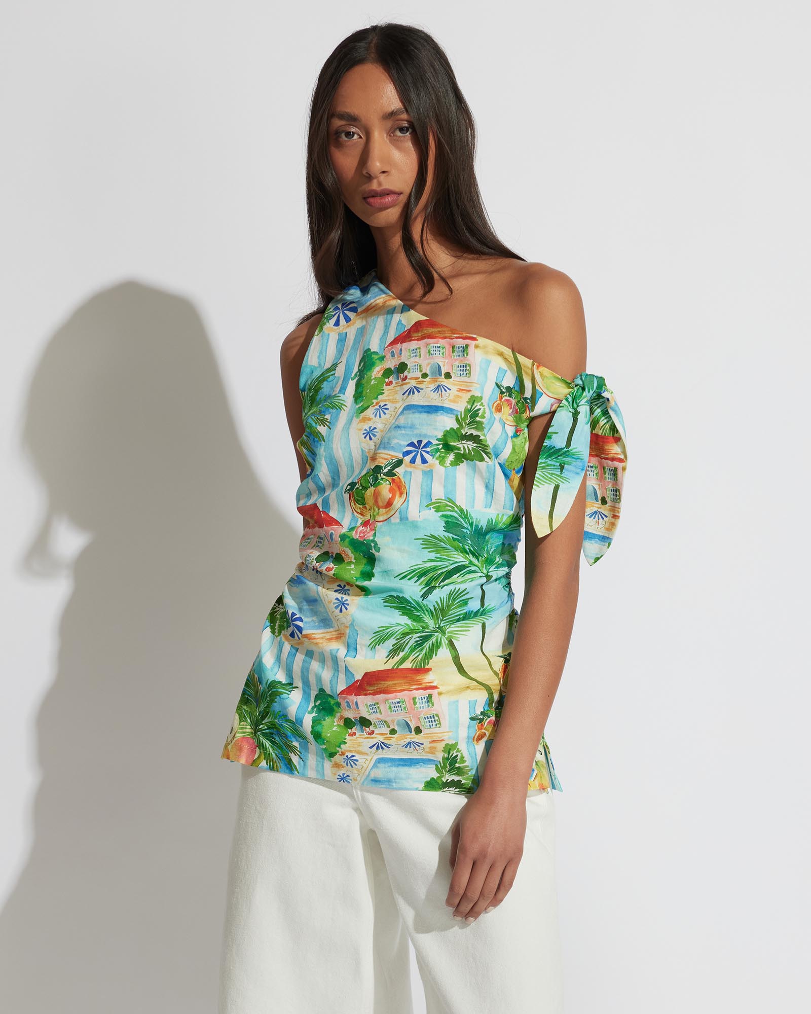 Serafina Tip Shoulder Top