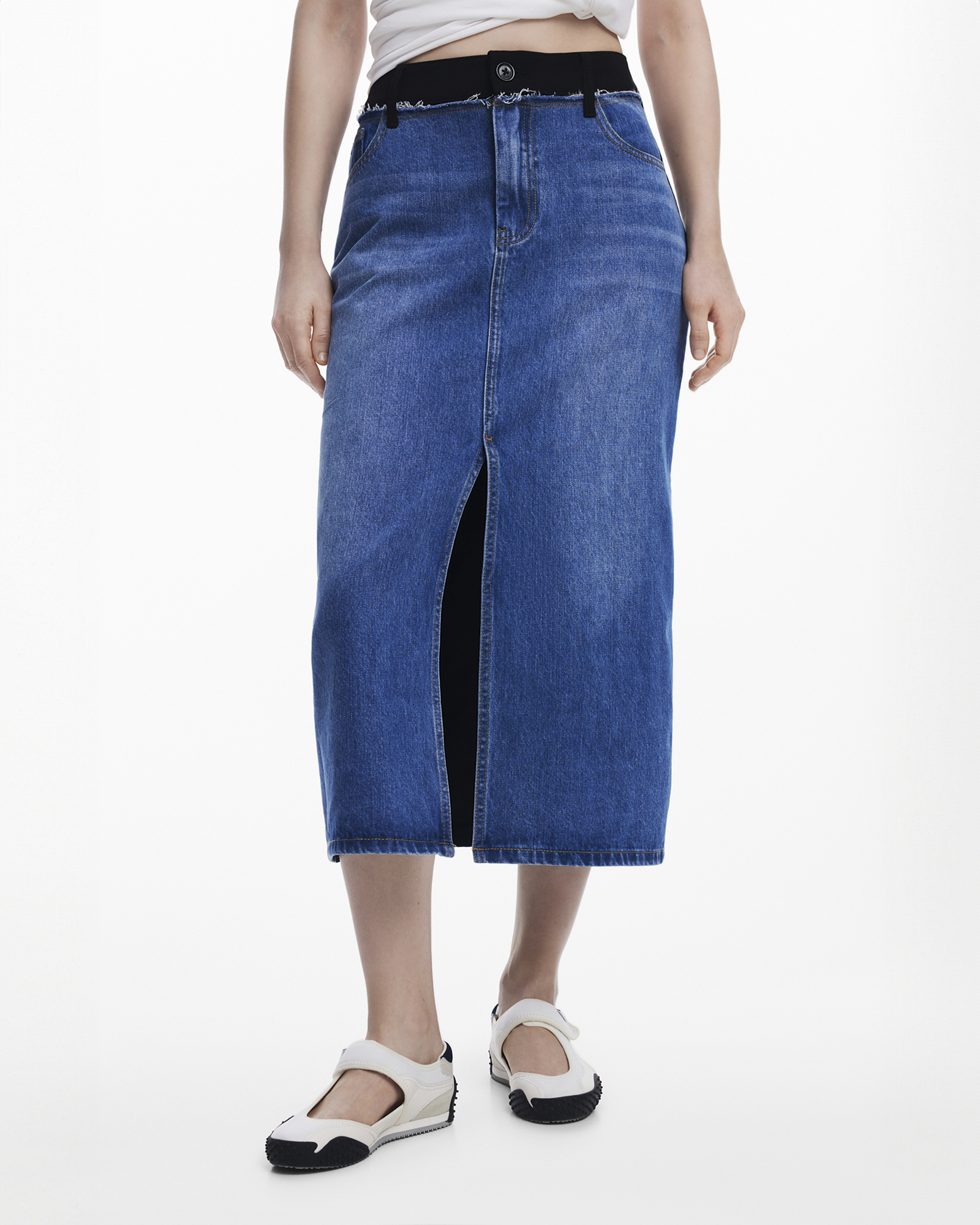 Two-tone skirt