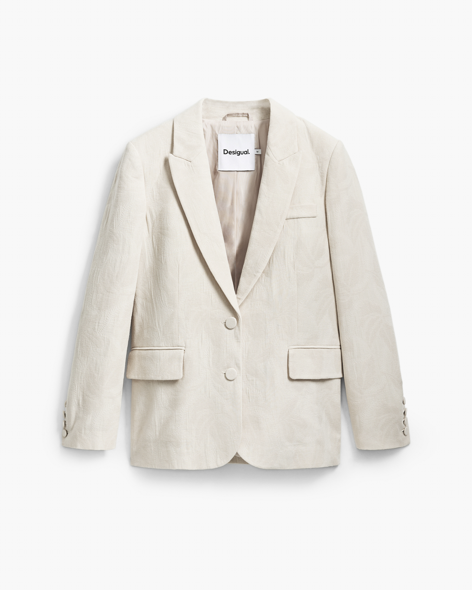 Satin effect blazer