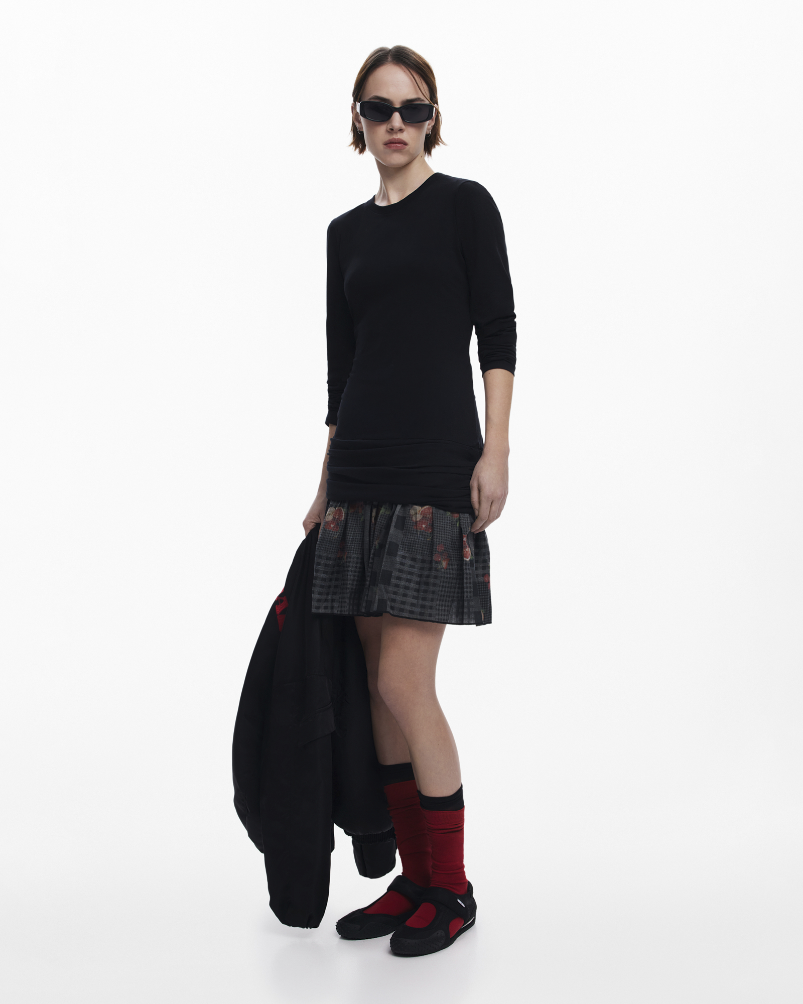 Two-piece Effect Dress