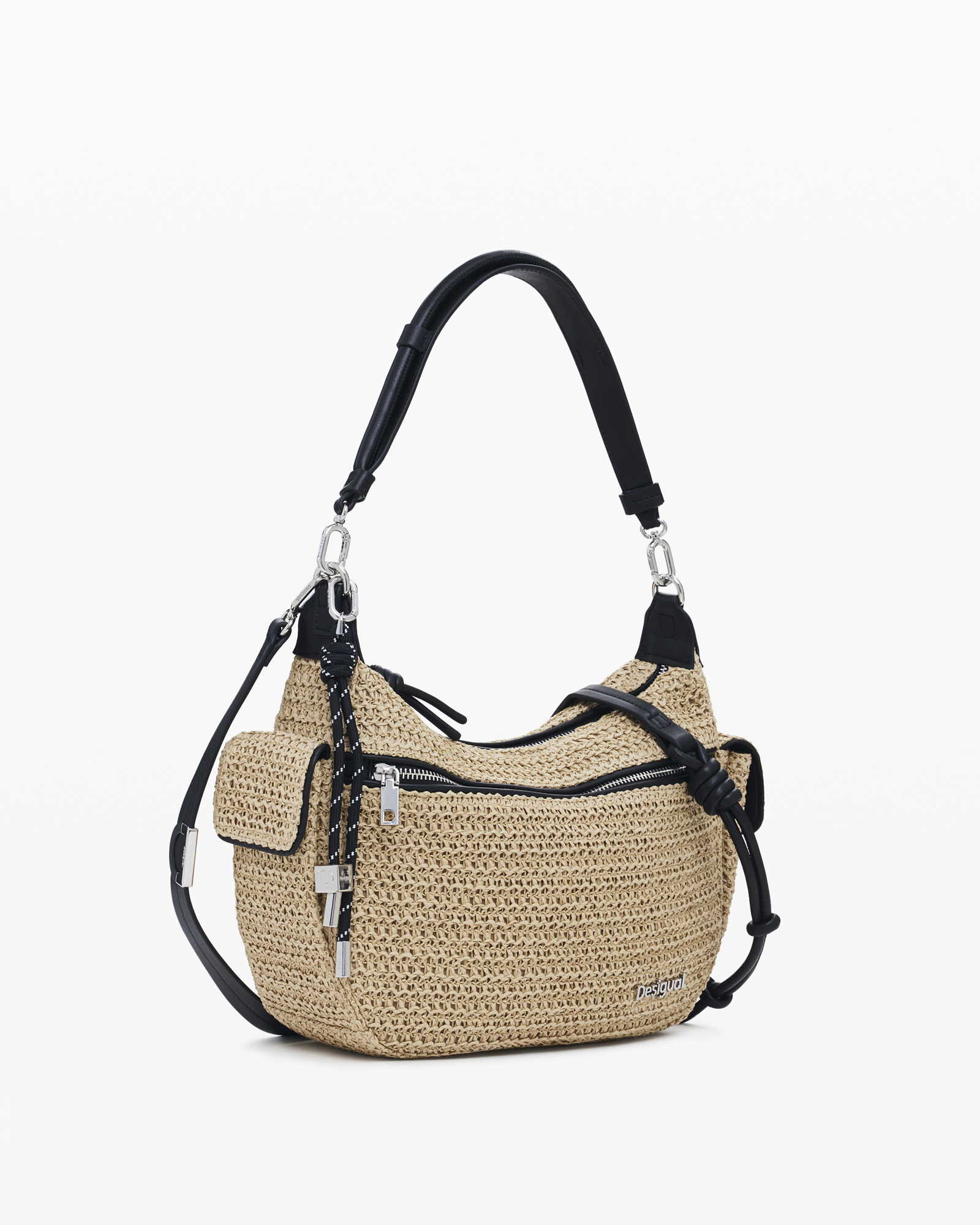 Wicker logo bag