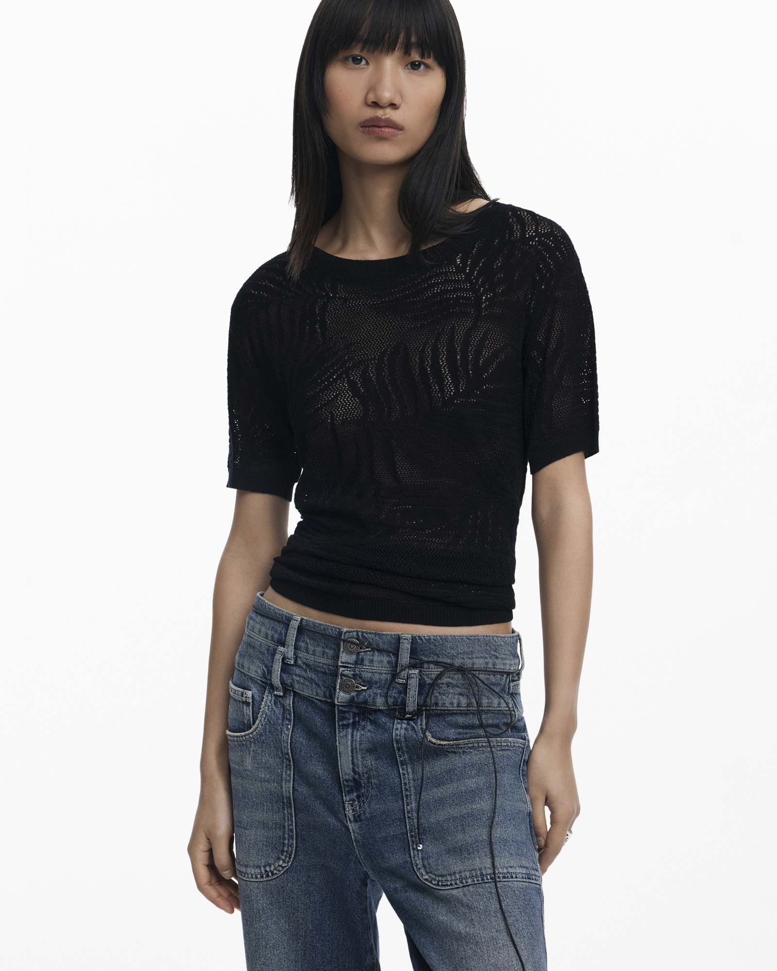 Knit T-shirt
