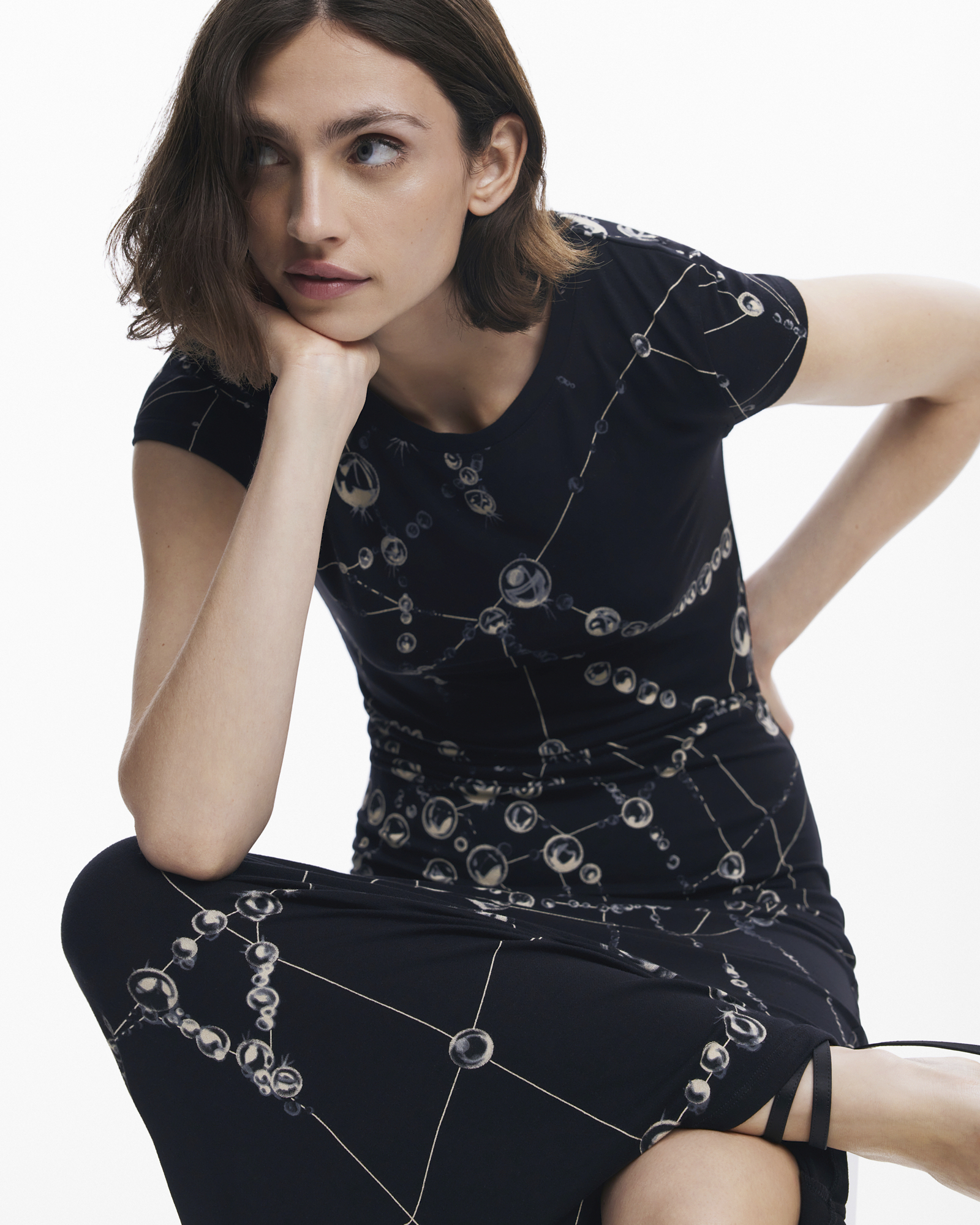 Tyler McGillivary woven Midi Dress