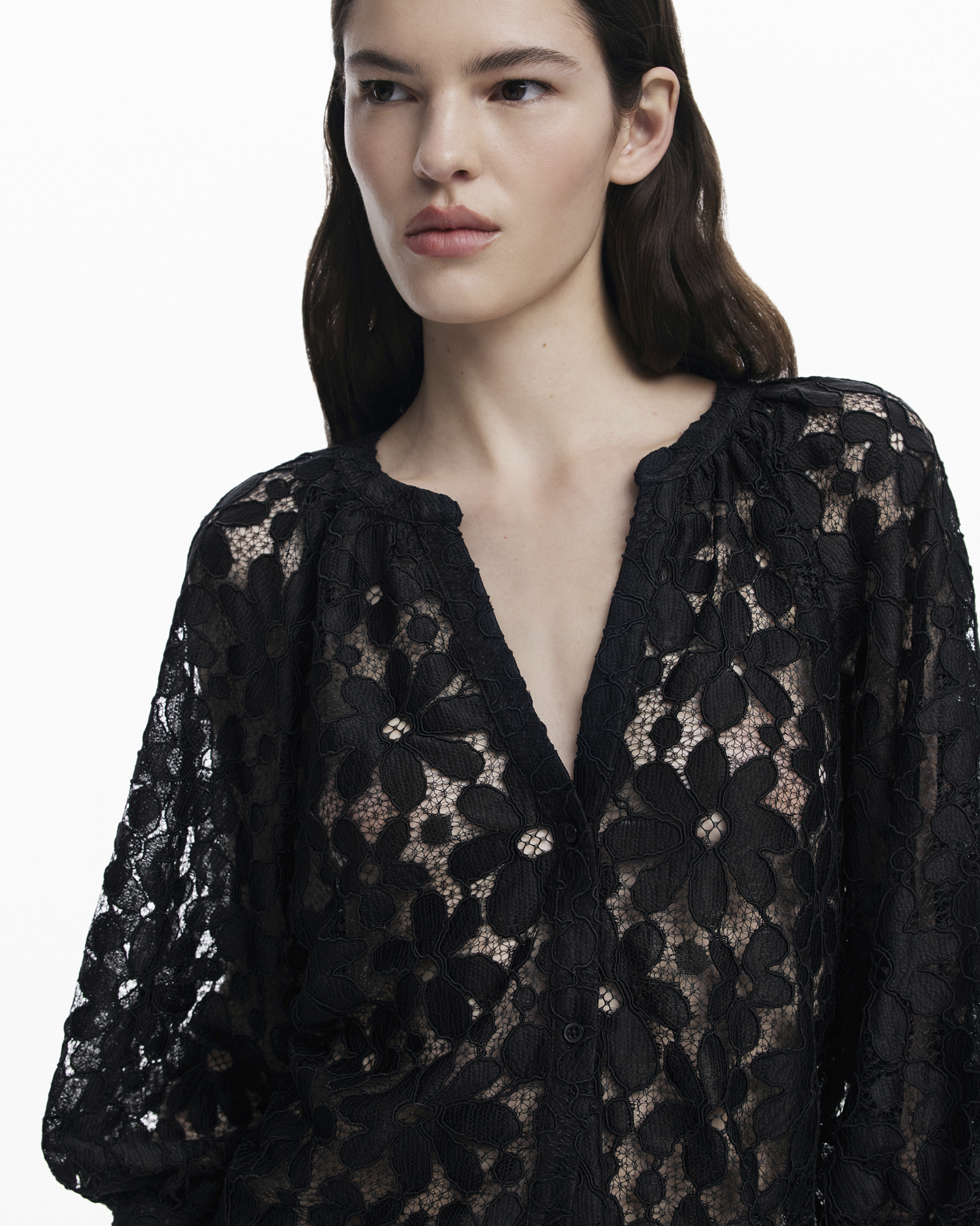 Cut-out blouse