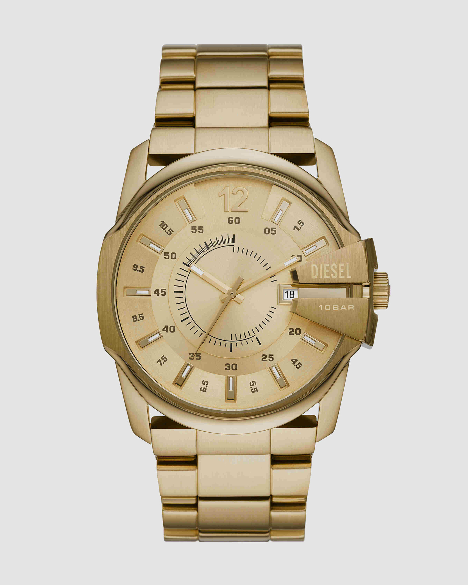 Master Chief Gold-Tone Analogue Watch DZ1952