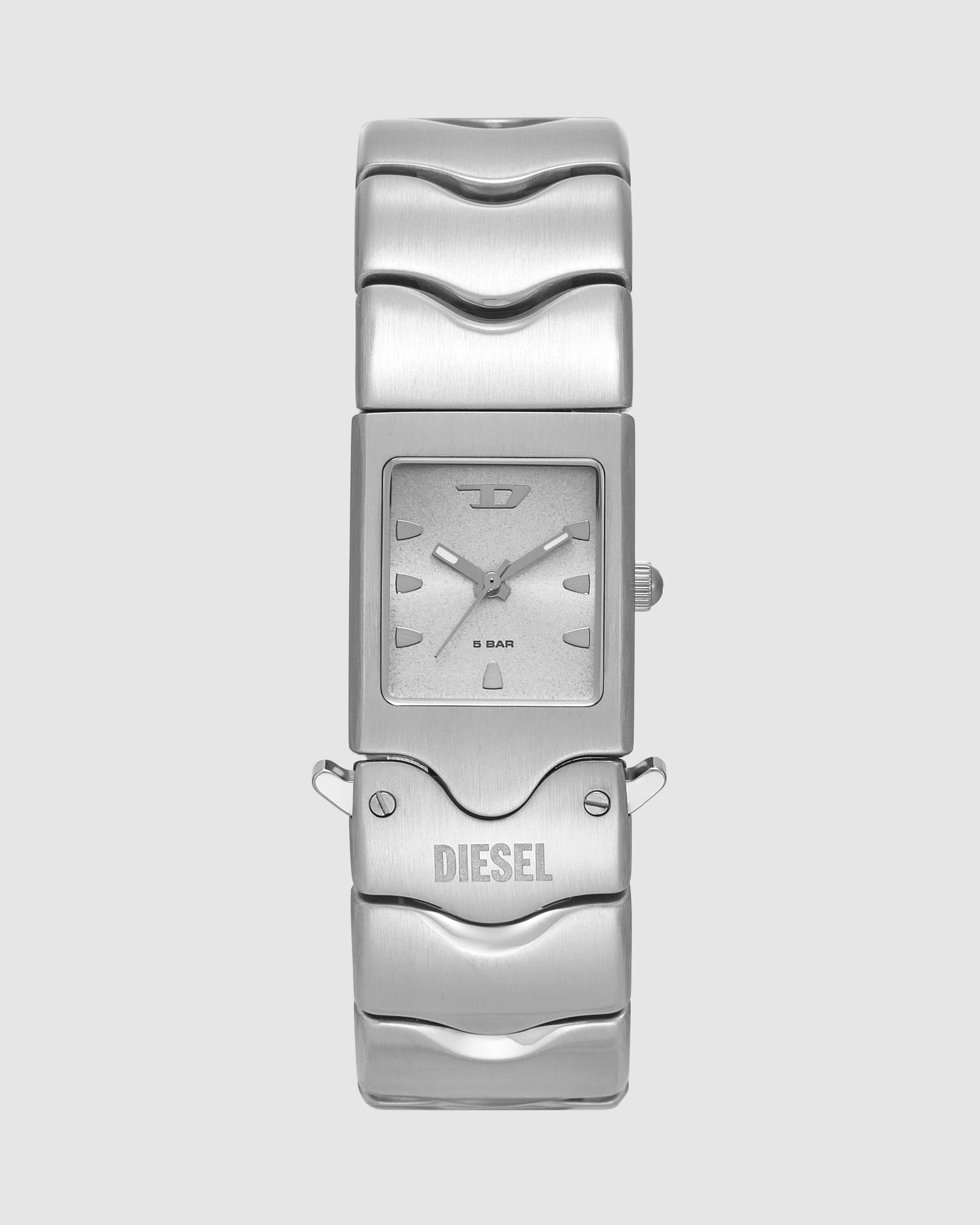 Closer Silver Tone Analogue Watch