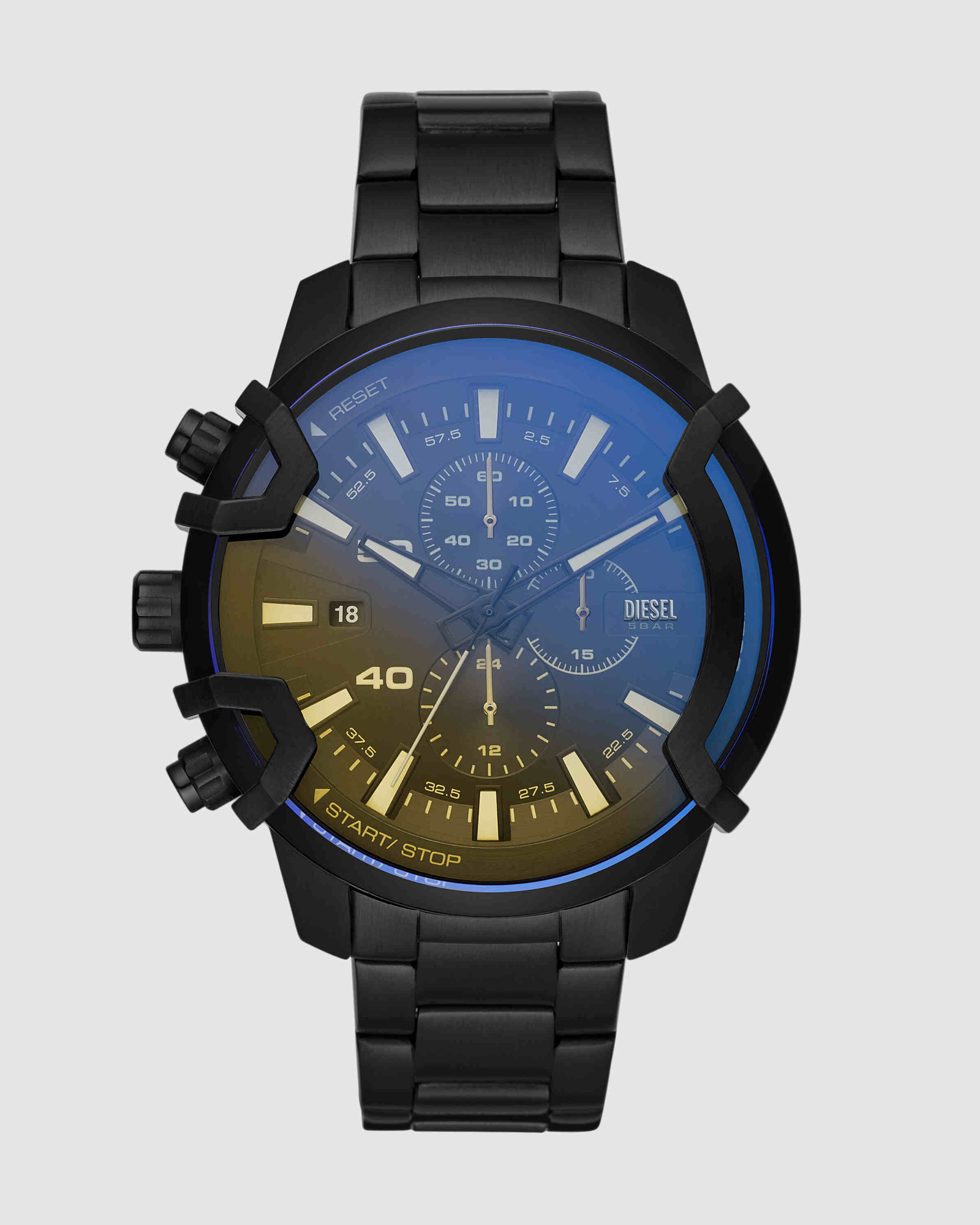 Griffed Black Chronograph Watch