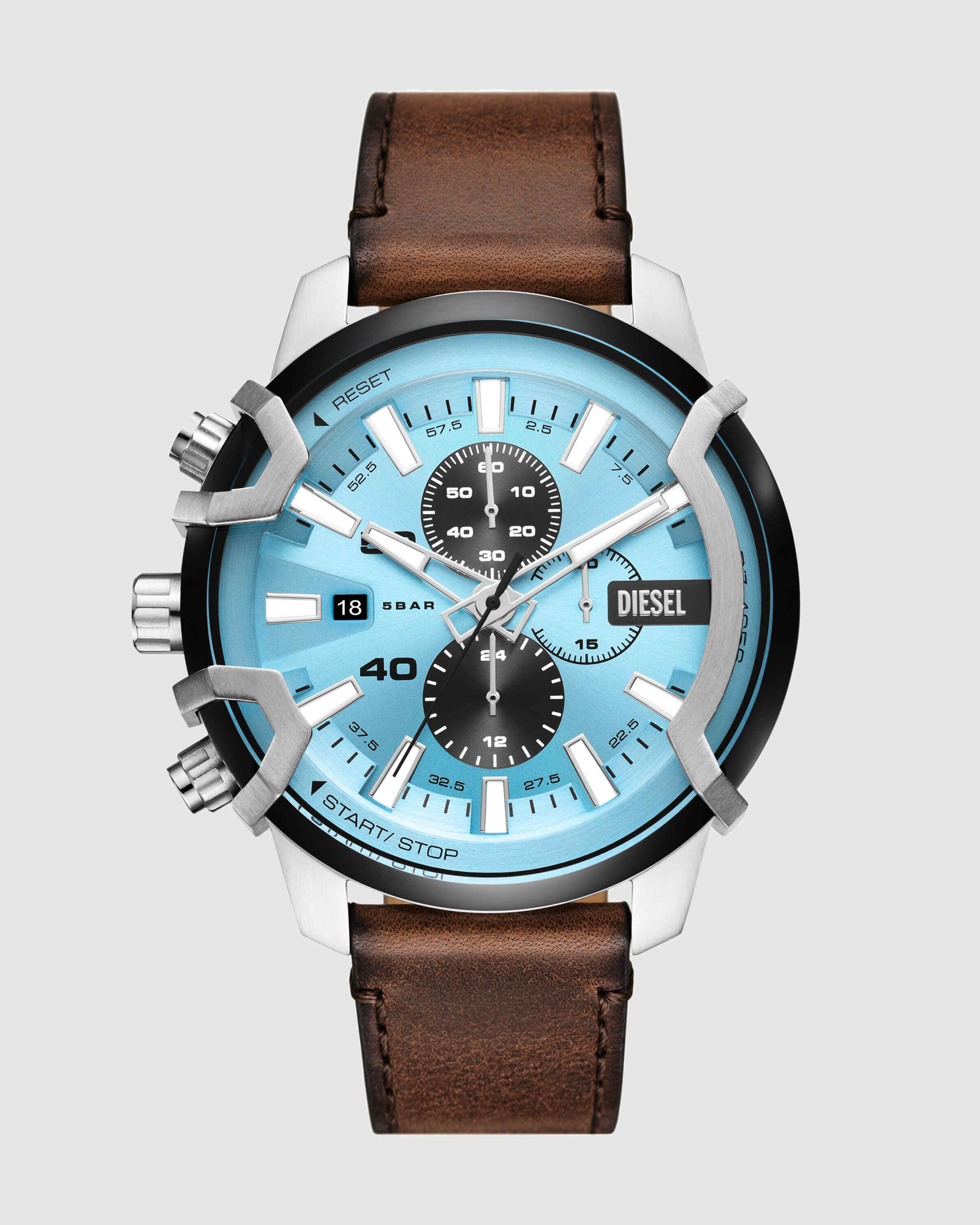 Griffed Brown Chronograph Watch