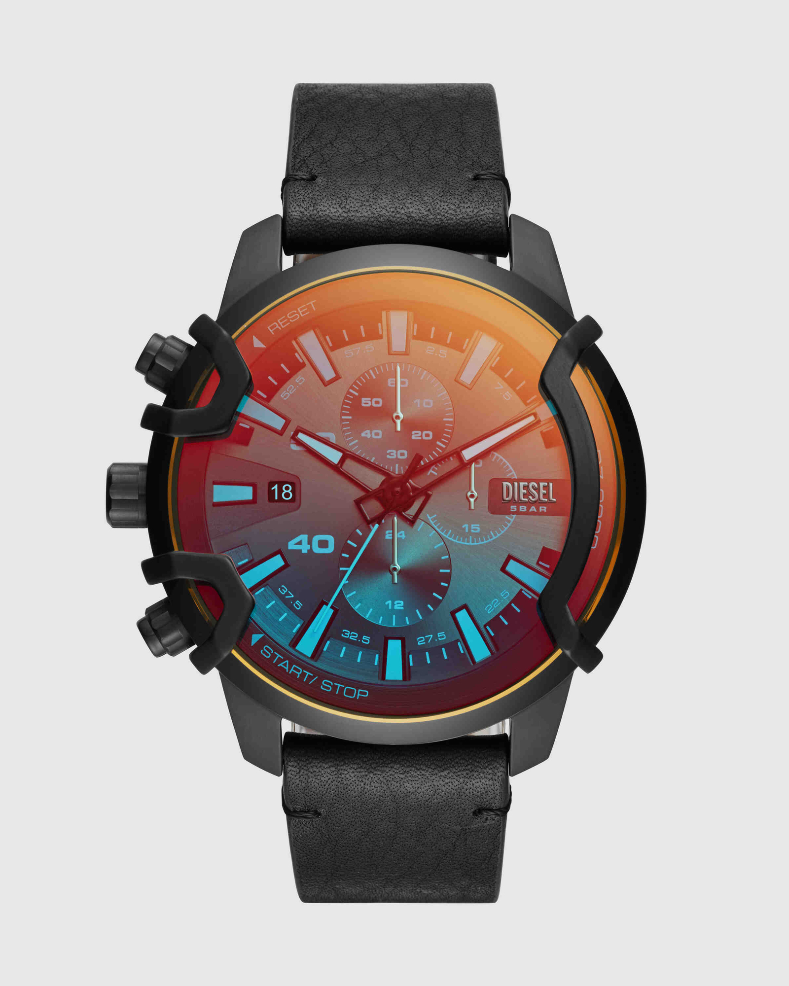 Griffed Black Chronograph Watch