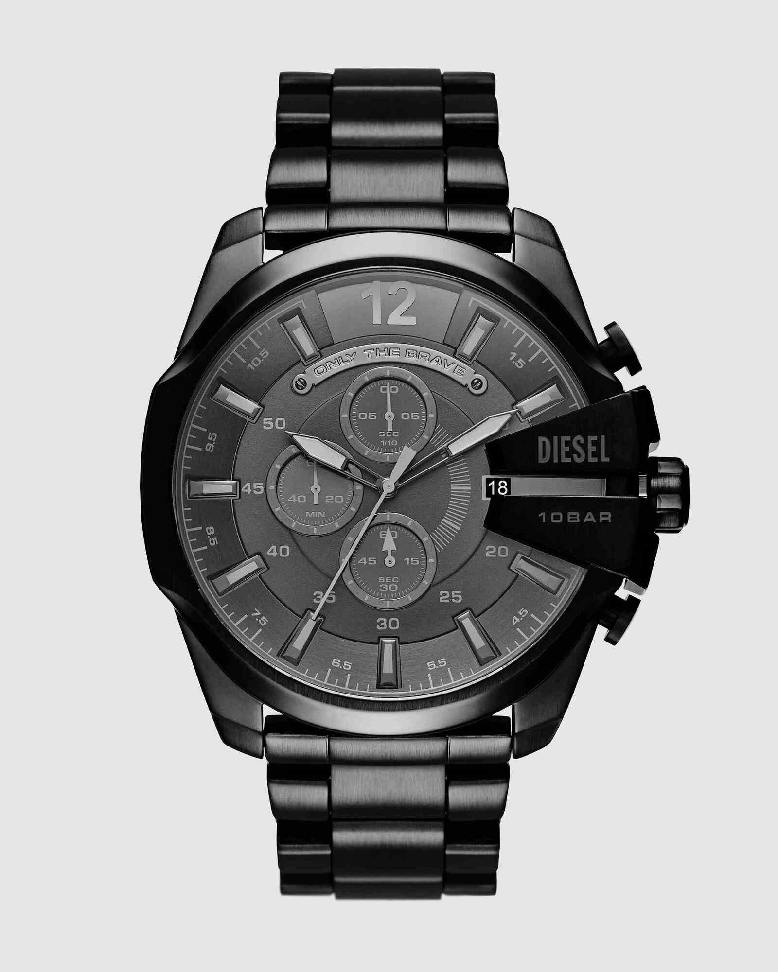Mega Chief Black Chronograph Watch