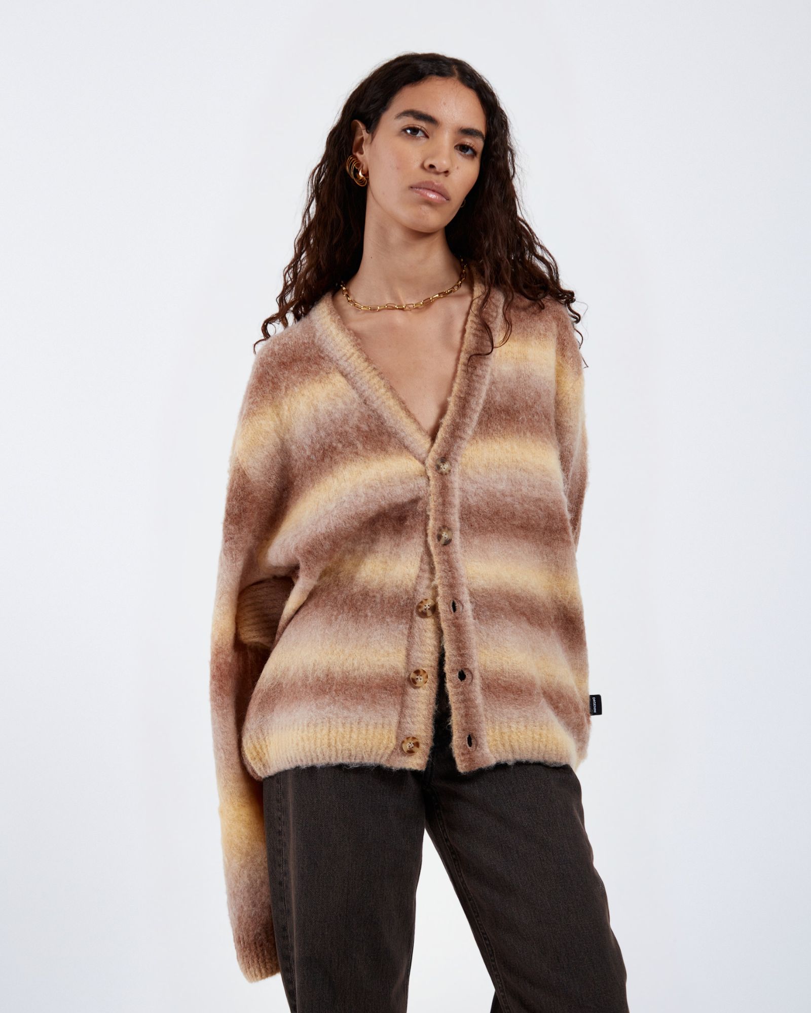 Tom Cardigan Fade Yellow